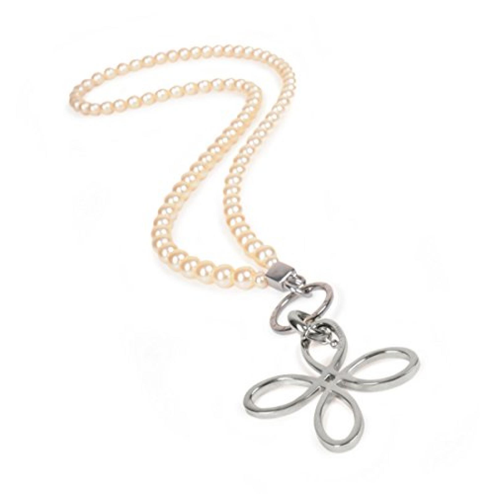 Perlenkette mit Anh&auml;nger - (SL SHINY MARIETTA) 