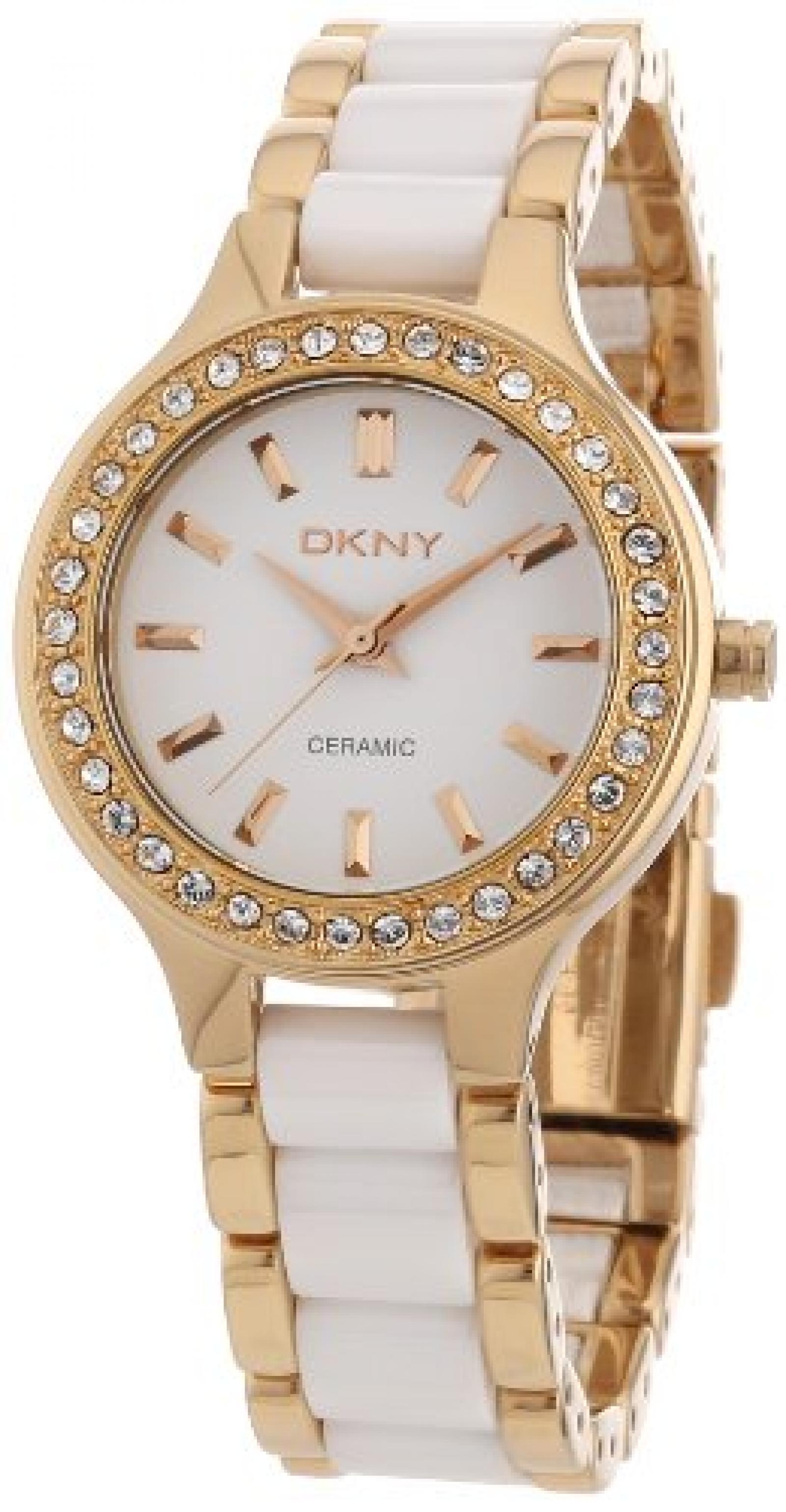 DKNY Damen-Armbanduhr XS Analog Quarz verschiedene Materialien NY8141 DKNY Damen-Armbanduhr XS Analog Quarz verschiedene Materialien NY8141