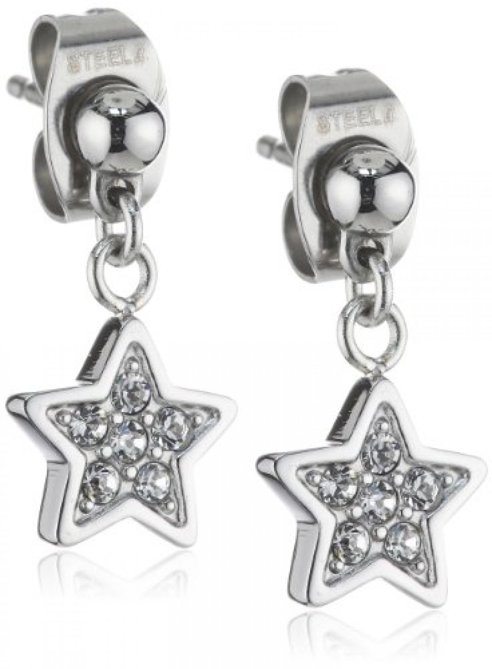 s.Oliver Kinder und Jugendliche-Ohrh&auml;nger Edelstahl Zirkonia wei&szlig; 462327 