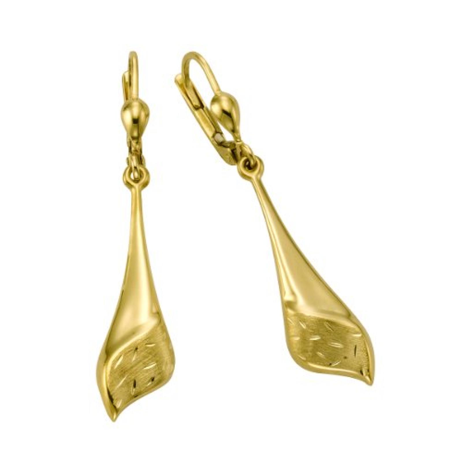 Celesta Damen-Ohrhnger 8 Karat (333) Gelbgold 324330090 