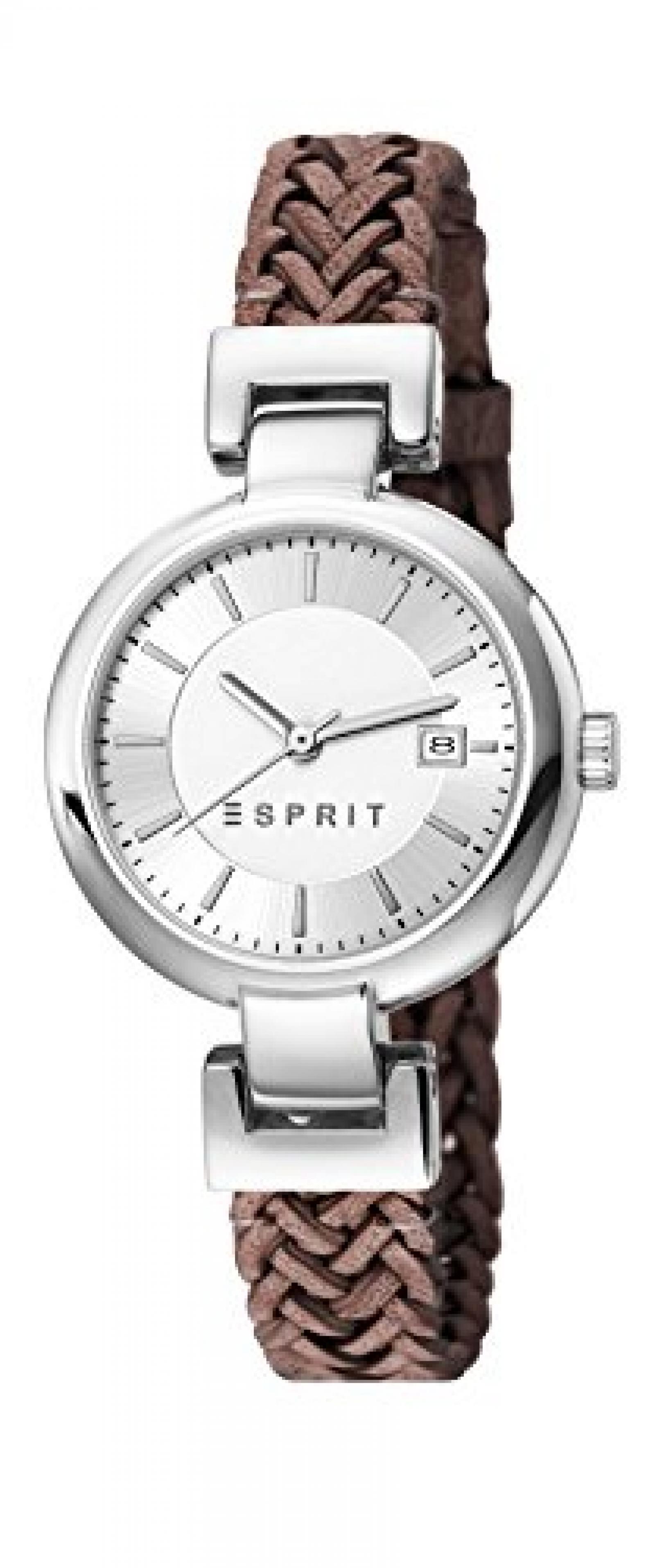 Esprit Damen-Armbanduhr XS Analog Quarz Leder ES107632008 