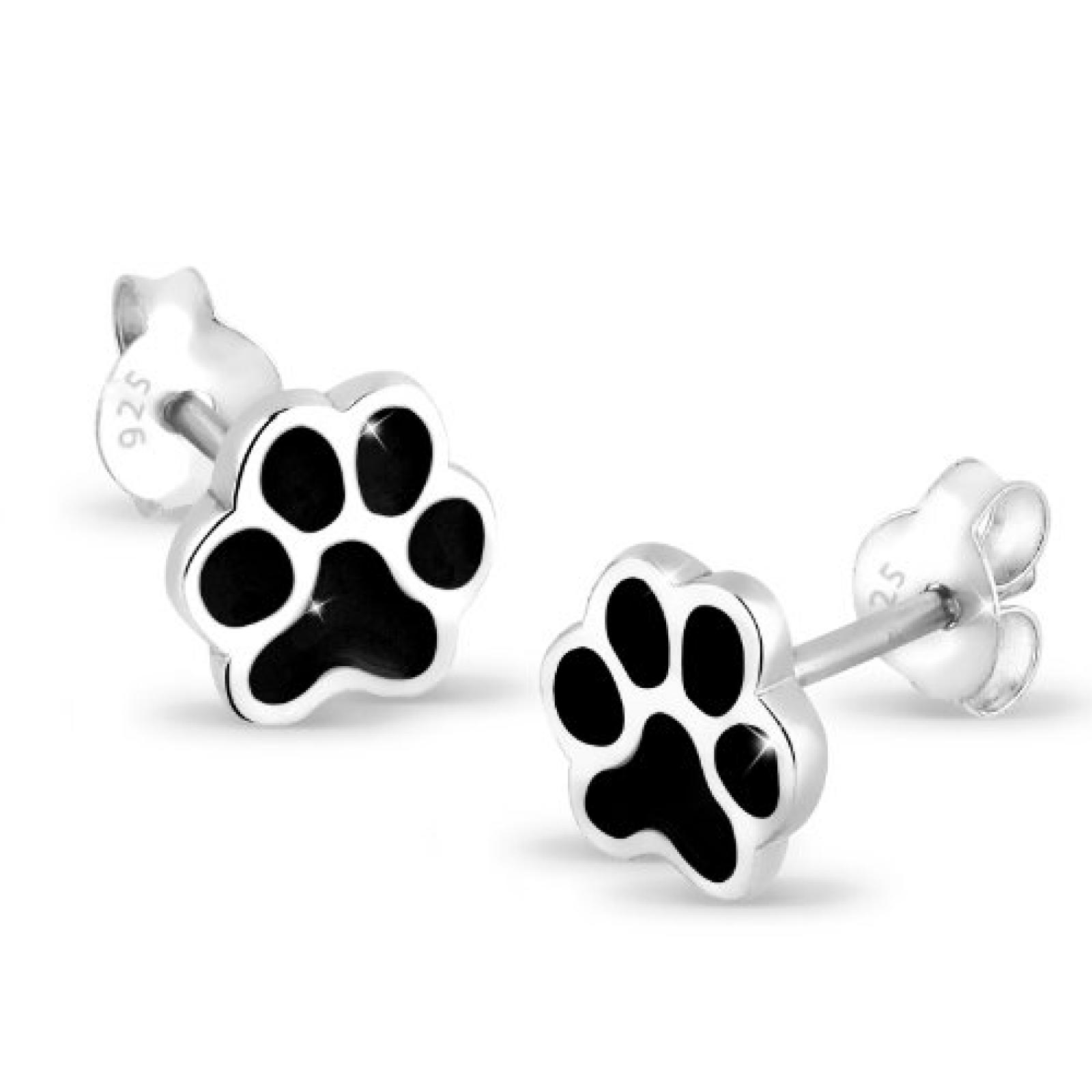 Elli Damen-Ohrringe Schwarz 925 Silber 0304290411 Elli Damen-Ohrringe Schwarz 925 Silber 0304290411