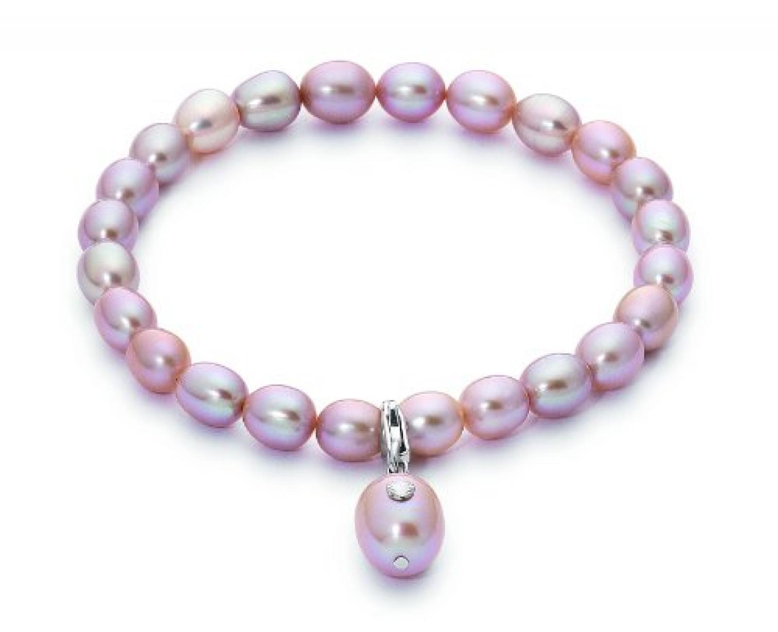 Adriana Damen-Armband Romantica S&uuml;&szlig;wasser Zuchtperle 925 Sterling-Silber R20 