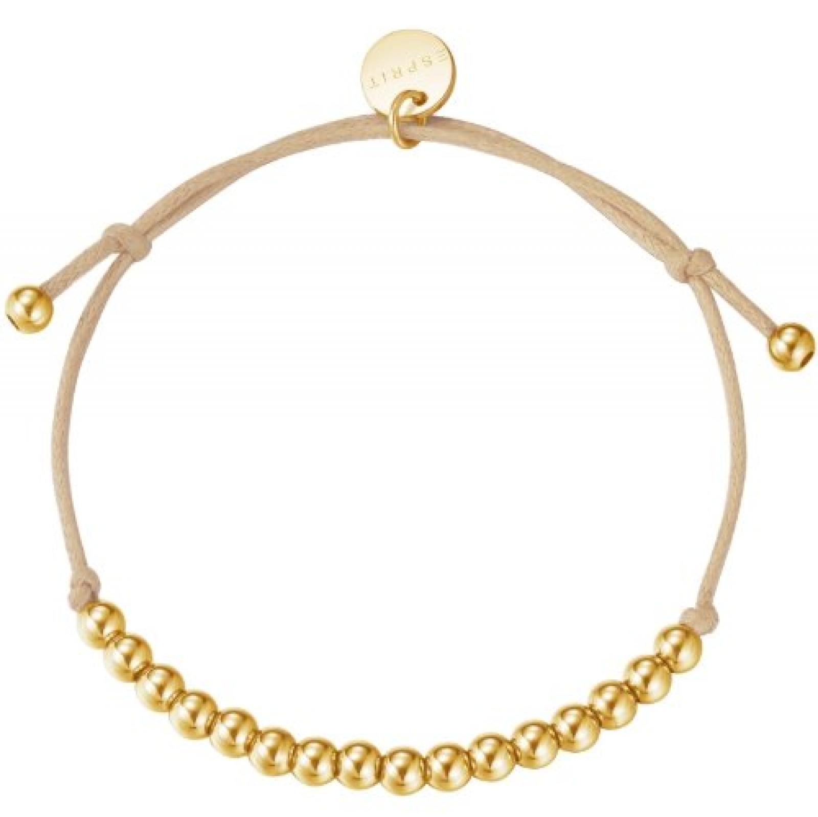 Esprit Damen Armband Vergoldet Leder ESBR11694C165 