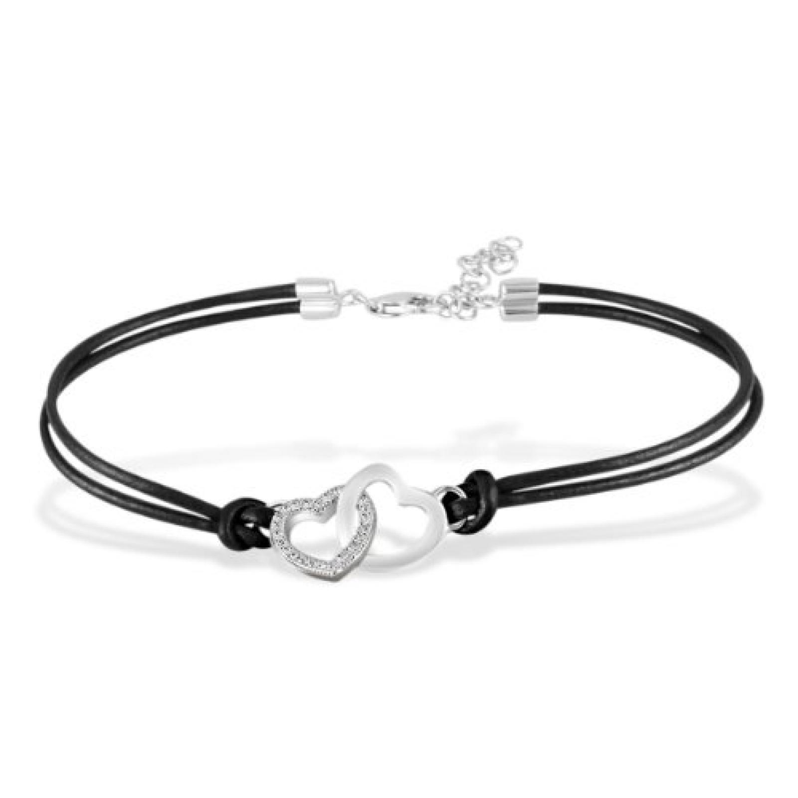 Goldmaid Damen-Armband Herzen 925 Sterlingsilber 26 klare Zirkonia 21 cm He A5096S Goldmaid Damen-Armband Herzen 925 Sterlingsilber 26 klare Zirkonia 21 cm He A5096S