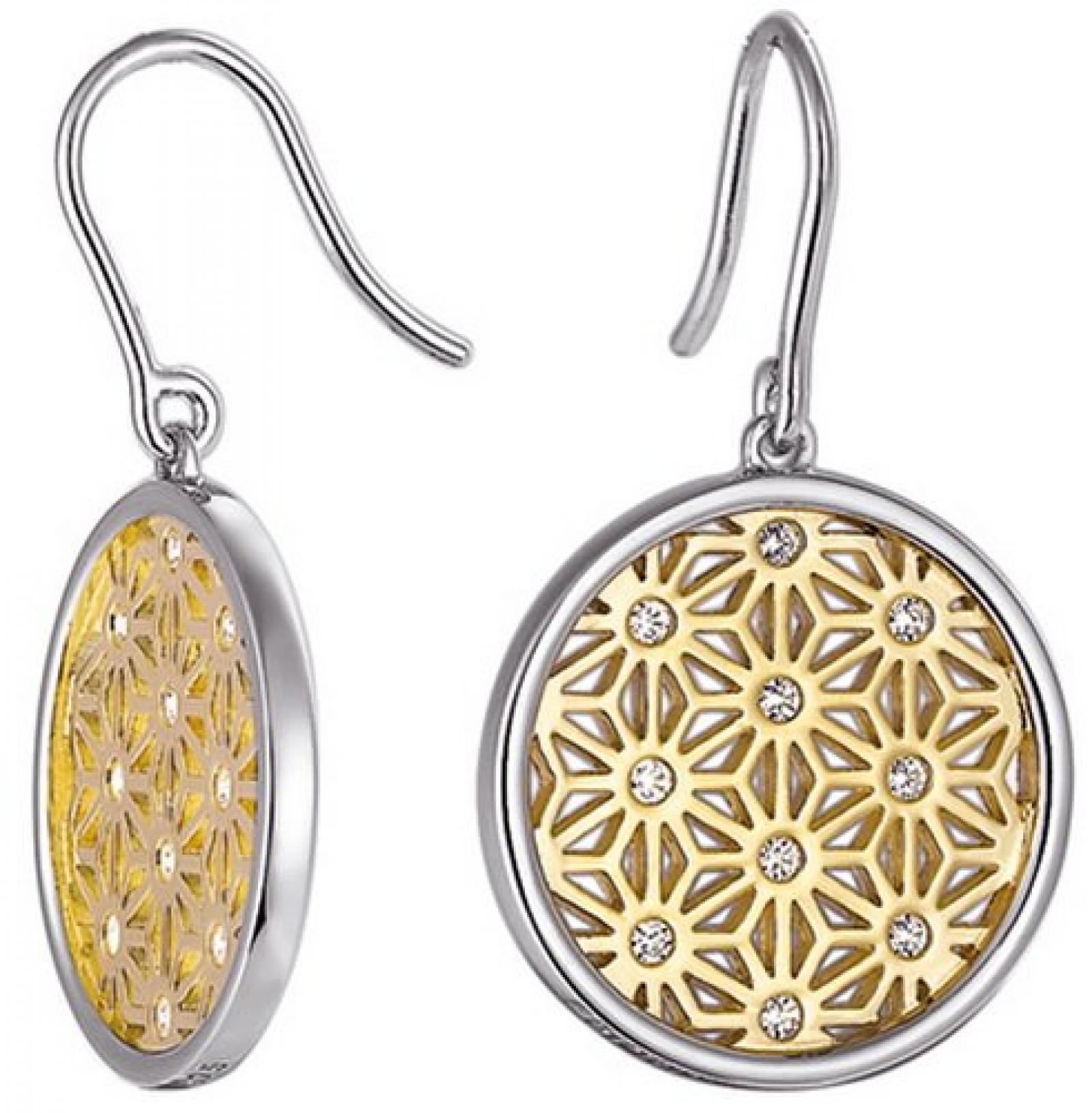 Esprit Damen-Ohrh&auml;nger Grace Gold 925 Sterling Silber ESER91236B000 