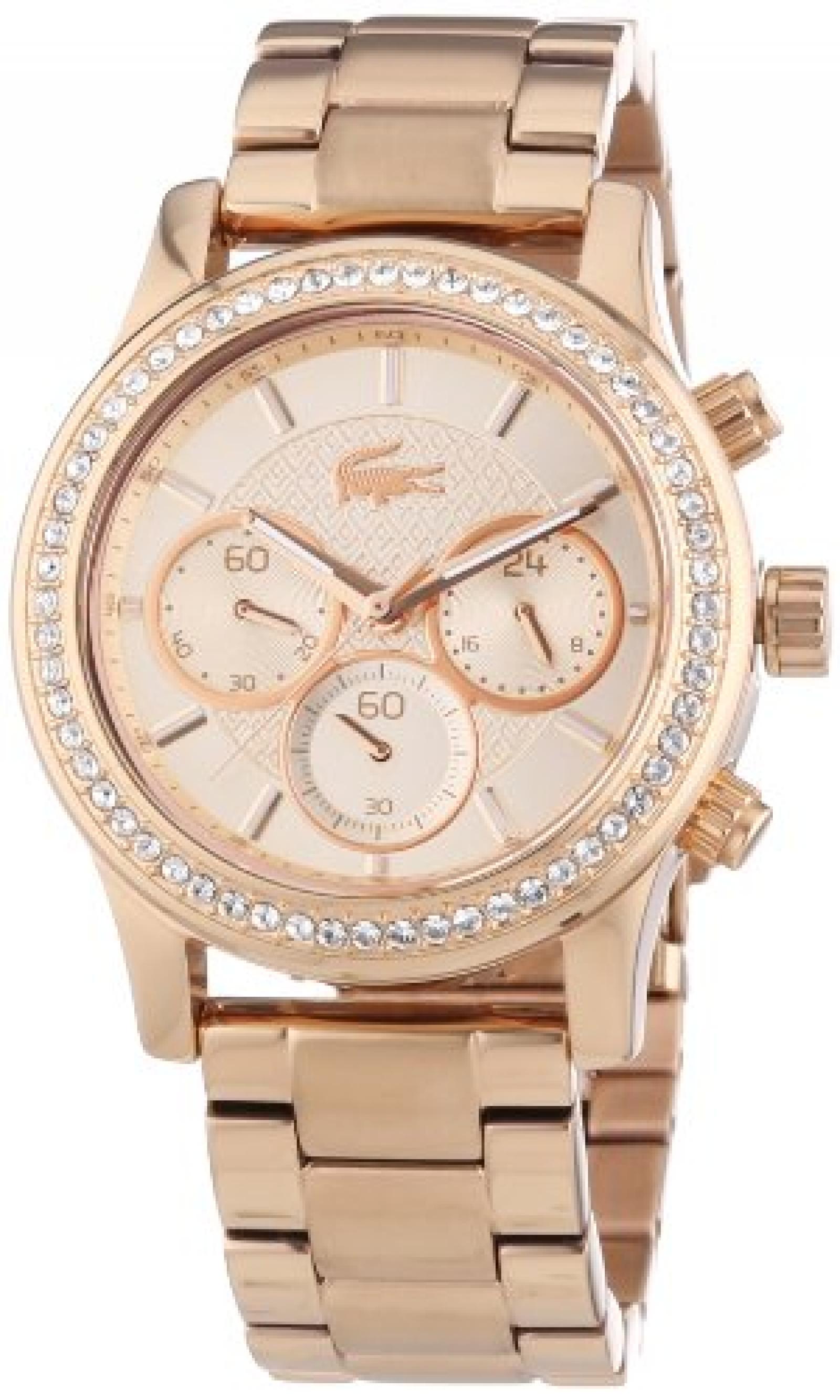 Lacoste Damen-Armbanduhr Charlotte Analog Quarz Edelstahl beschichtet 2000834 Lacoste Damen-Armbanduhr Charlotte Analog Quarz Edelstahl beschichtet 2000834