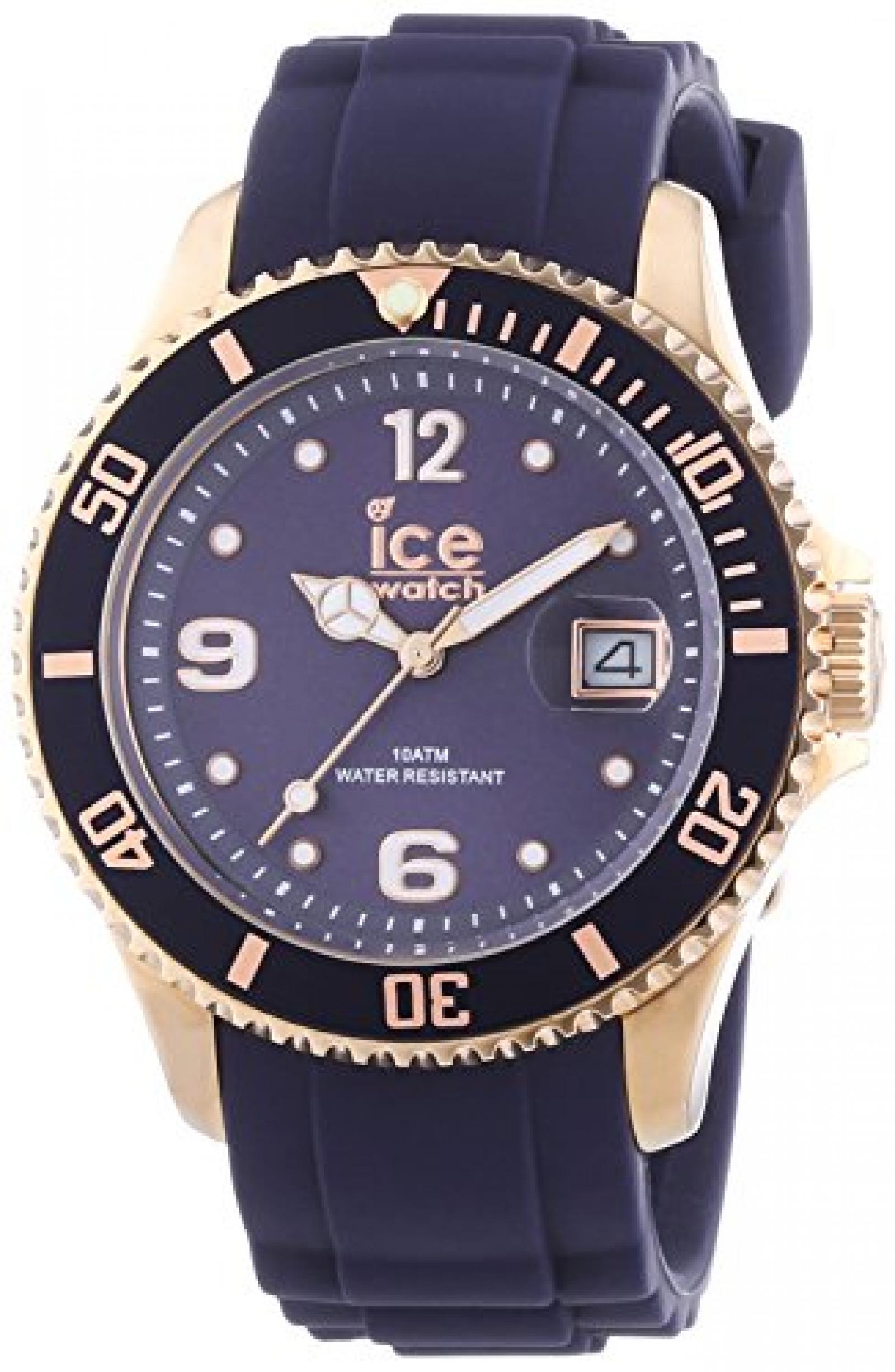 Ice-Watch Unisex-Armbanduhr Style dark night Analog Quarz Silikon IS.DAR.U.S.13 