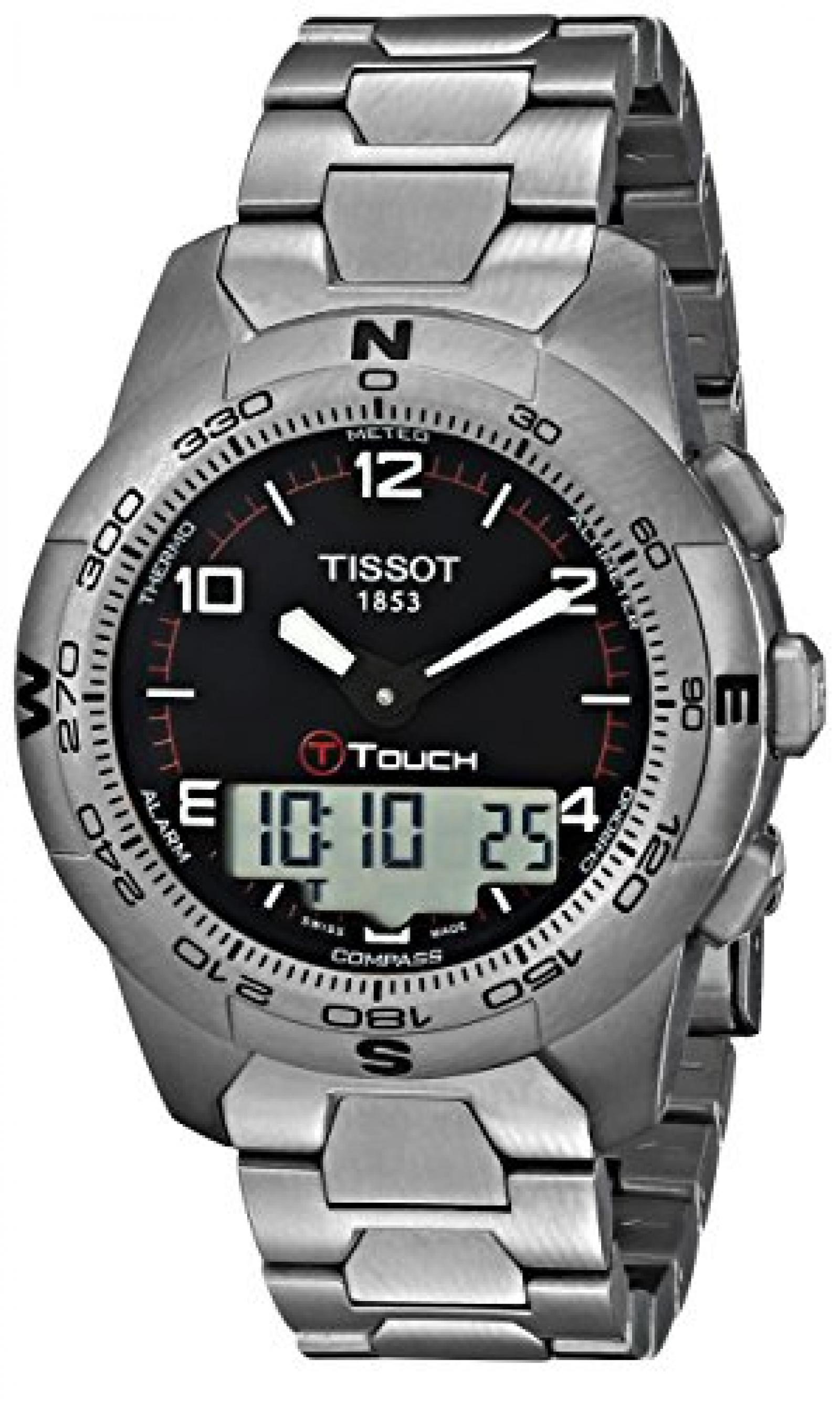 Tissot Herren-Armbanduhr T-Touch II Edelstahl T0474204405700 Tissot Herren-Armbanduhr T-Touch II Edelstahl T0474204405700