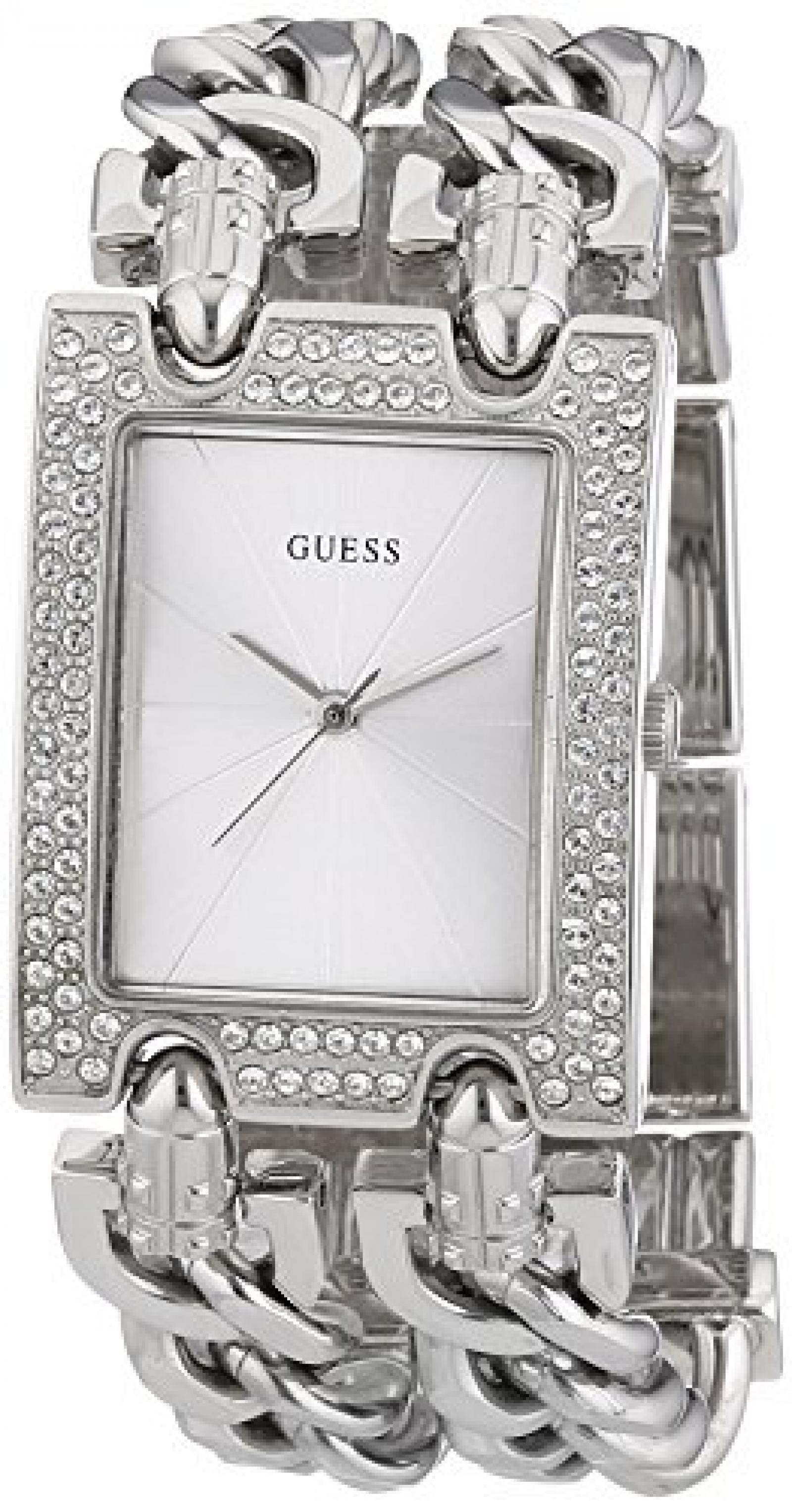Guess Damen-Armbanduhr XS Analog Quarz Edelstahl W0312L1 Guess Damen-Armbanduhr XS Analog Quarz Edelstahl W0312L1