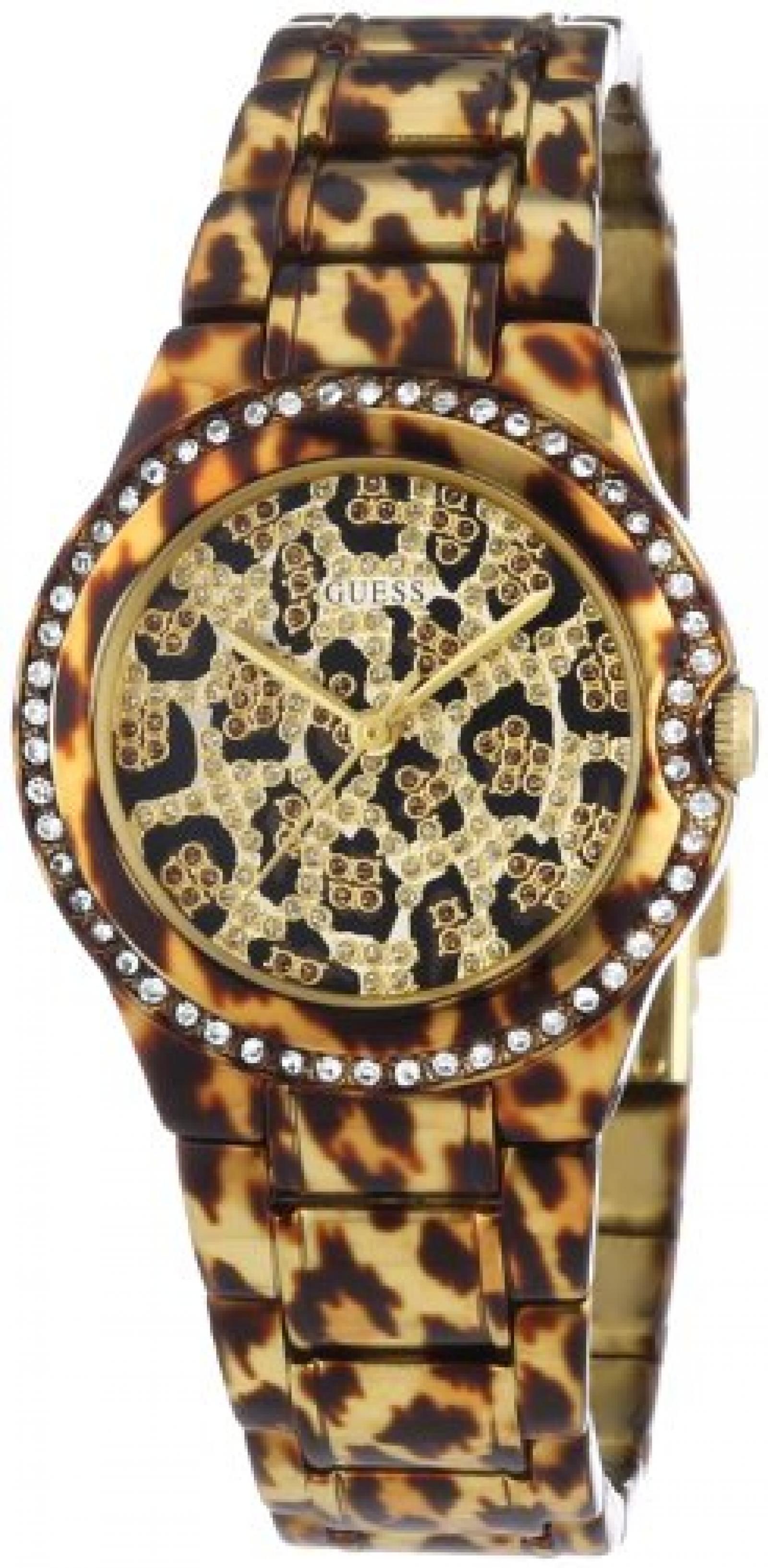 Guess Damen-Armbanduhr Analog Quarz Edelstahl Messing W0084L1 Guess Damen-Armbanduhr Analog Quarz Edelstahl Messing W0084L1