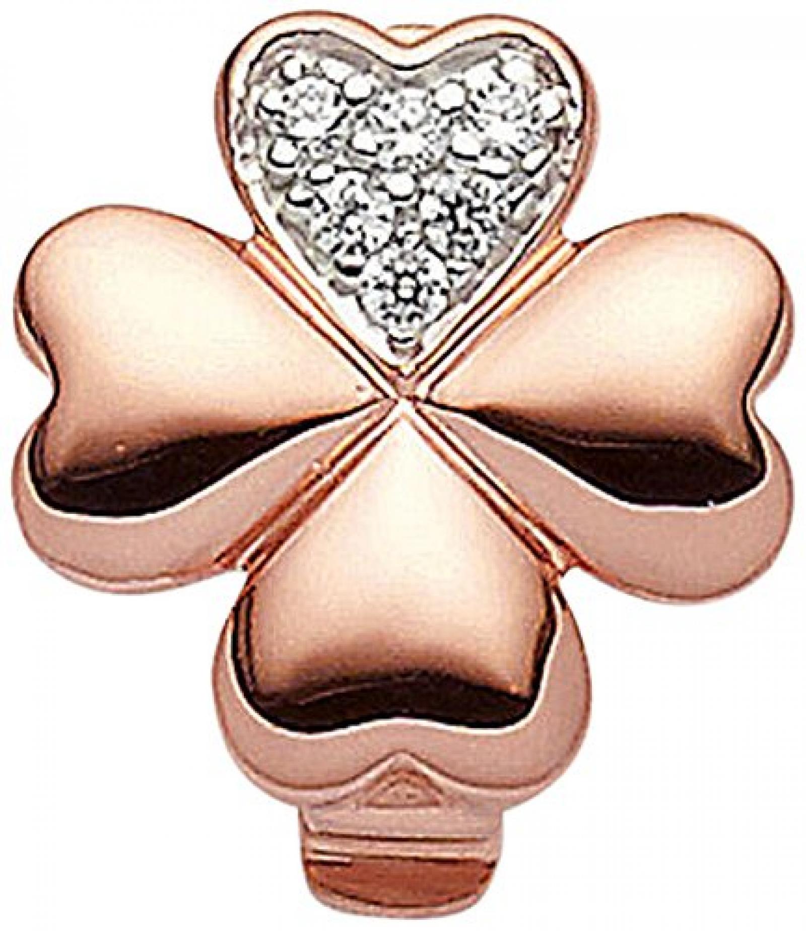 Viventy Damen-Charm Vergoldet rhodiniert Zirkonia wei&szlig; - 767322 