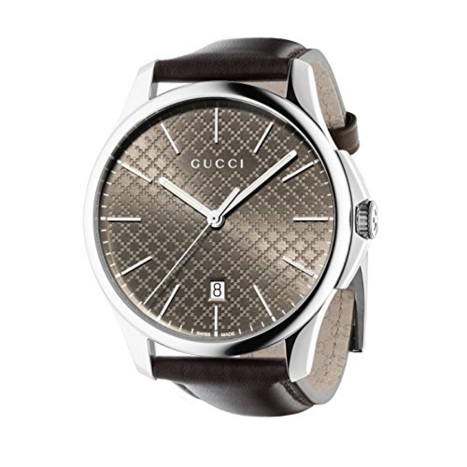 Herren-Armbanduhr G TIMELESS Analog Quarz Leder YA126318 Herren-Armbanduhr G TIMELESS Analog Quarz Leder YA126318