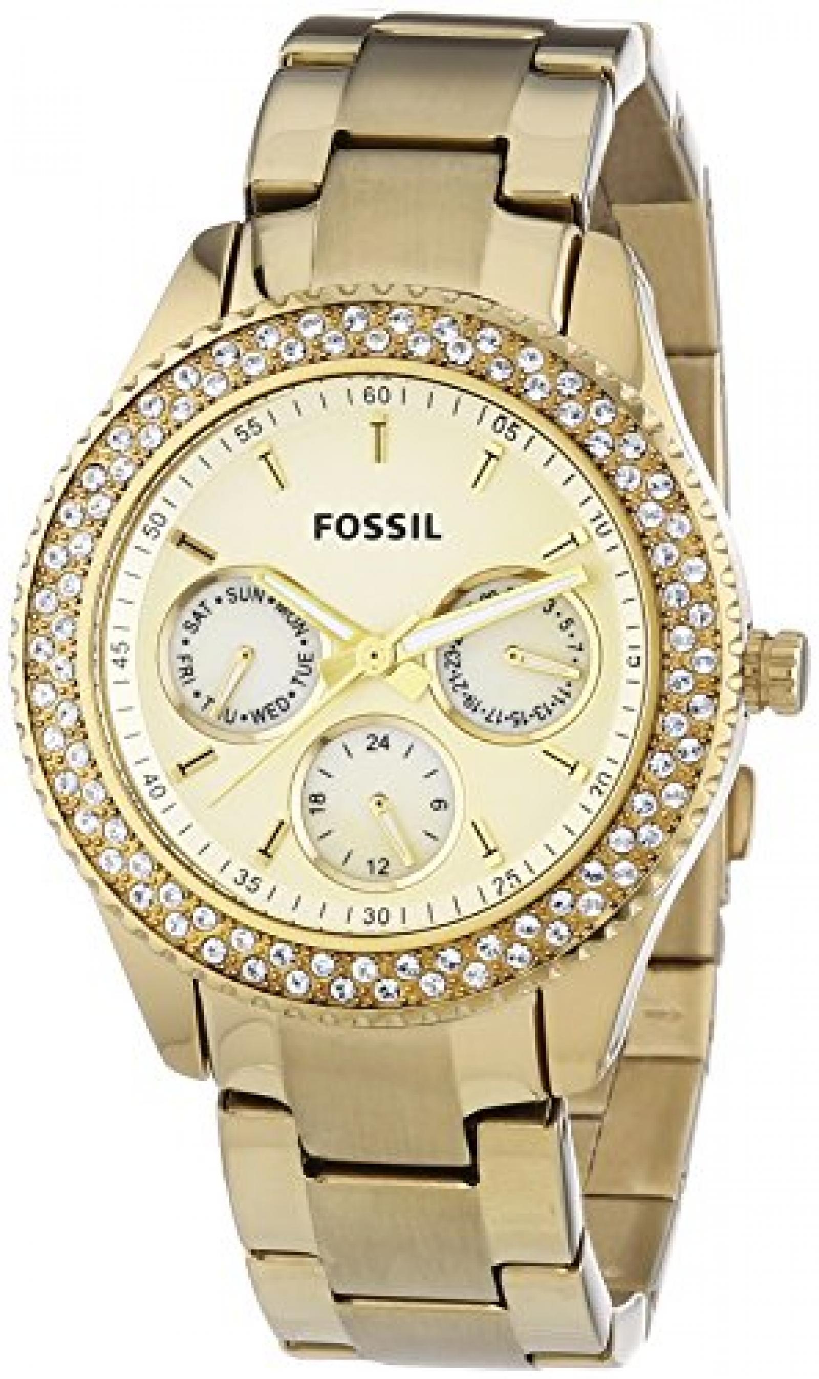 FOSSIL Stella Multifunktion Gold Damenuhr ES3101 FOSSIL Stella Multifunktion Gold Damenuhr ES3101