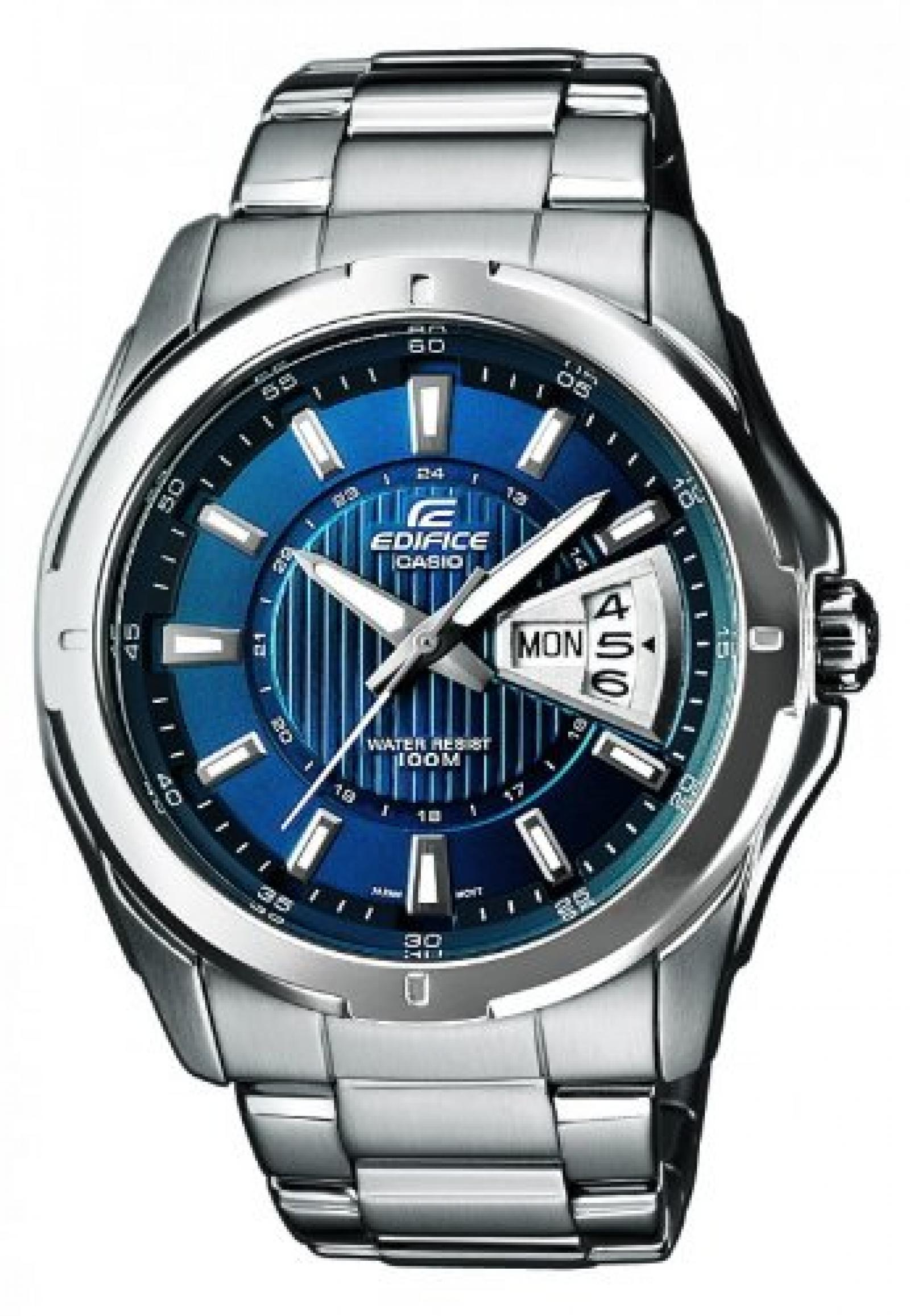 Casio Edifice Herren-Armbanduhr Analog Quarz EF-129D-2AVEF 