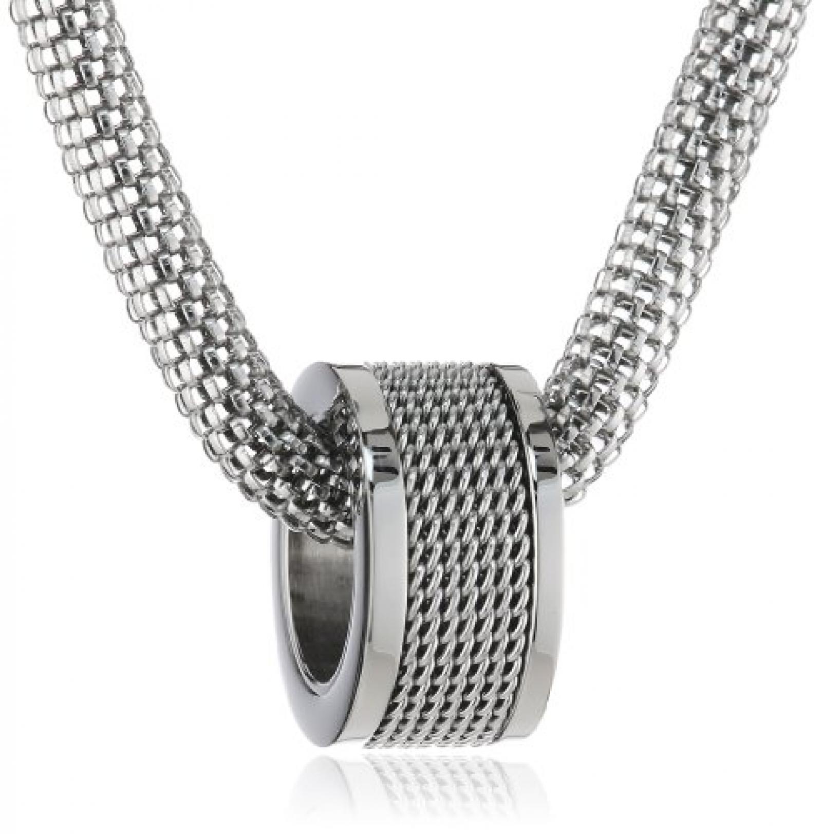 Mike Ellis New York Damen Halskette Edelstahl 42.0 cm S226 IPS 