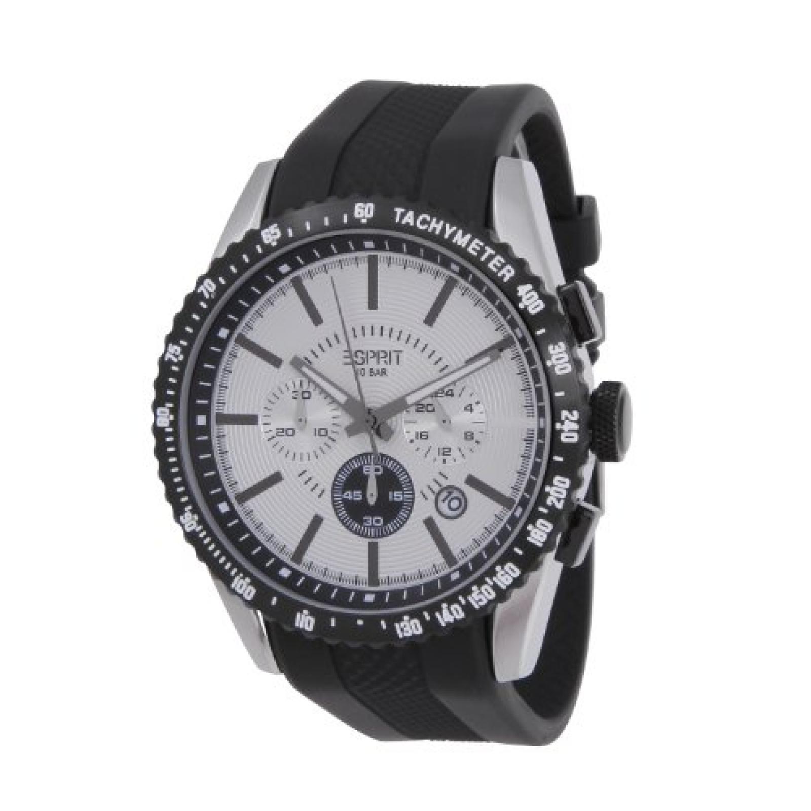 Esprit Herren-Armbanduhr XL Chronograph Kautschuk ES104031001 