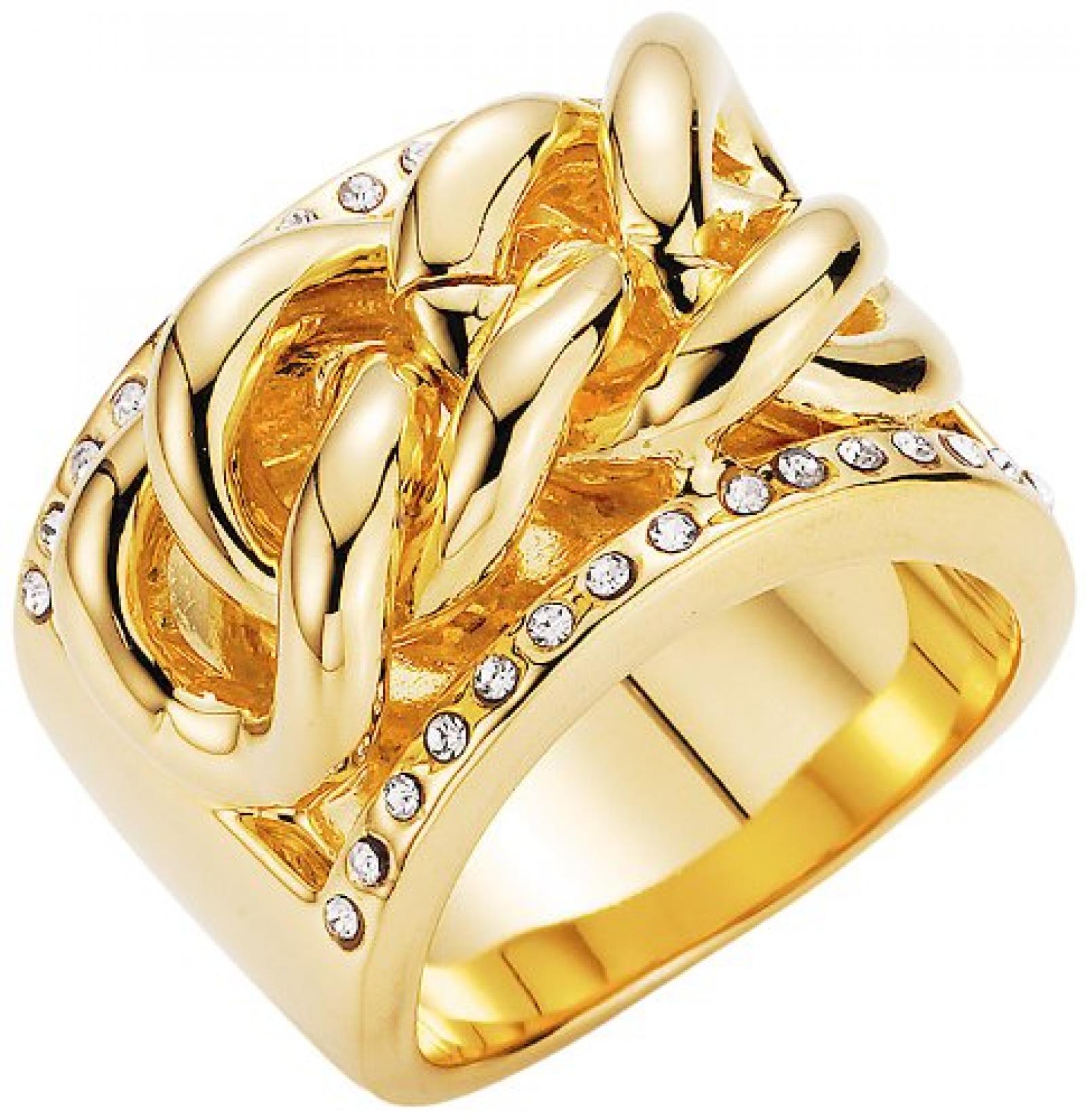 frida nyberg Damen-Ring Vergoldet wei&szlig; 1910042125 