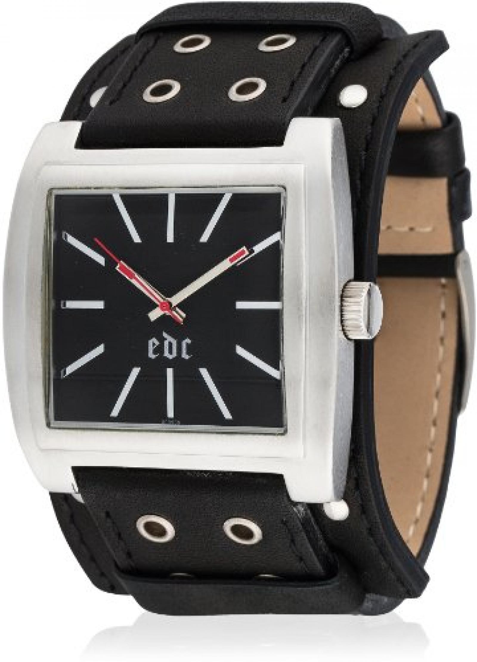 Edc Herren-Armbanduhr Glorious Hero - Midnight Black Analog Quarz Kunstleder EE100351003 Edc Herren-Armbanduhr Glorious Hero - Midnight Black Analog Quarz Kunstleder EE100351003