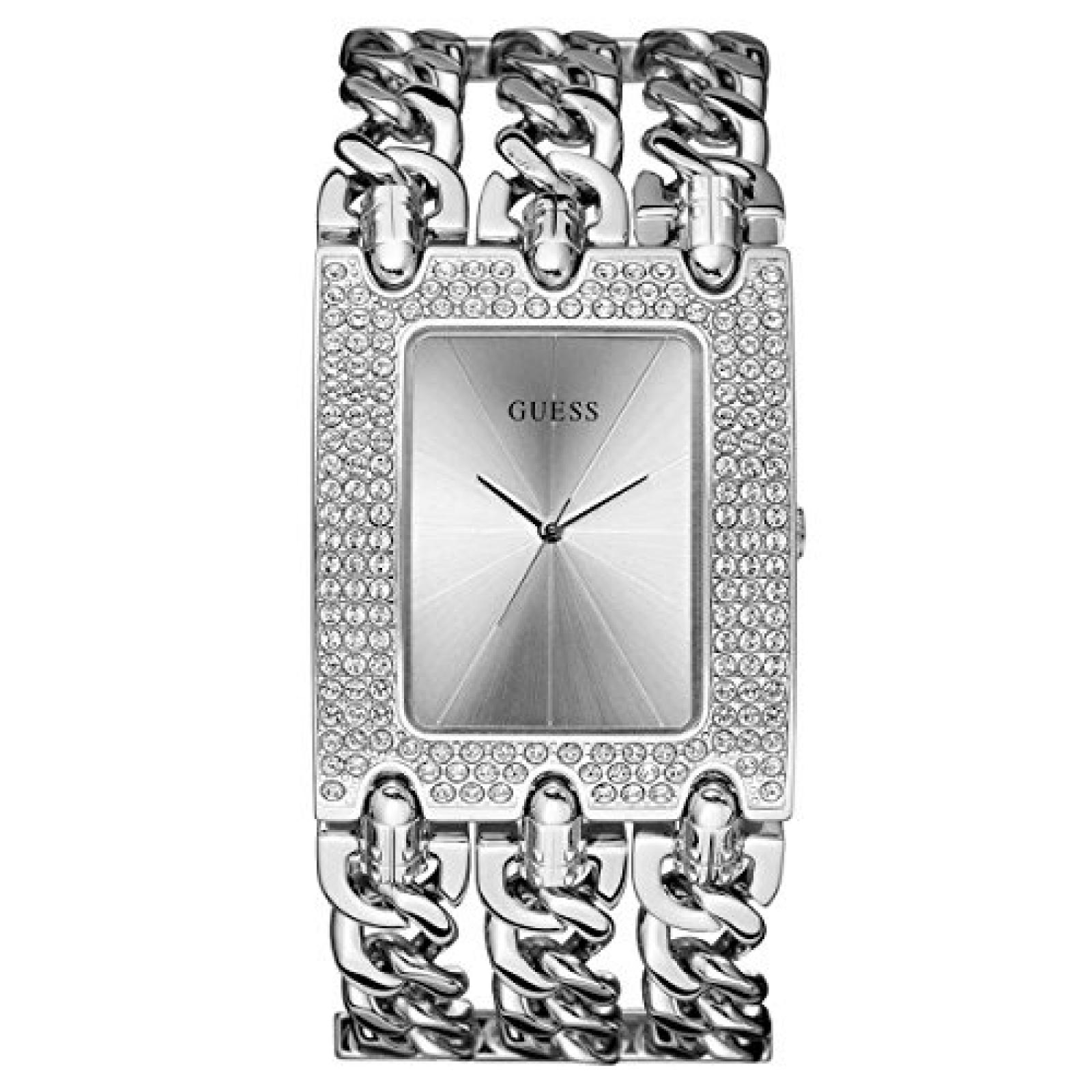 Guess Damen-Armbanduhr Analog Quarz Edelstahl W0315L1 Guess Damen-Armbanduhr Analog Quarz Edelstahl W0315L1