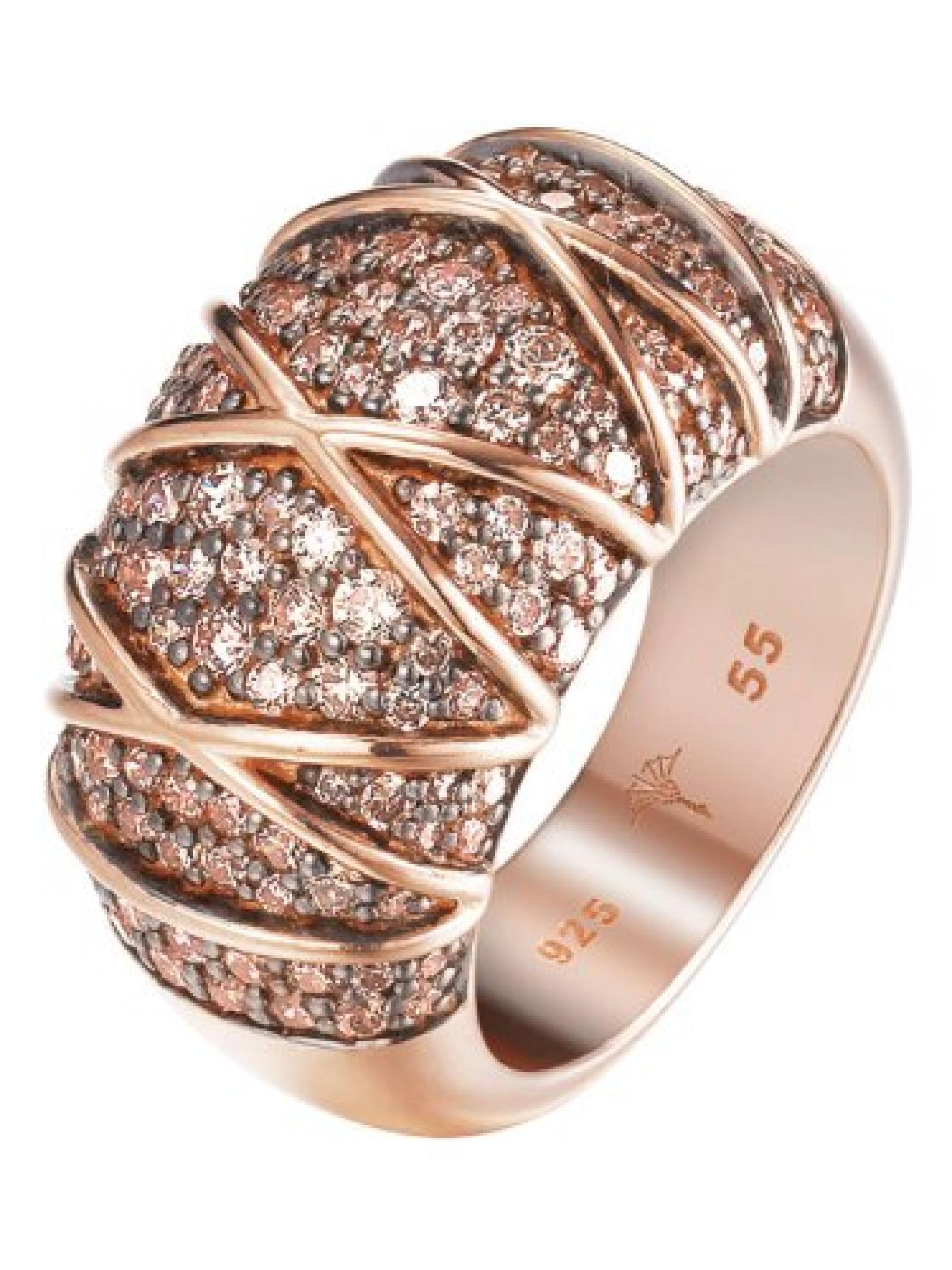 Joop Damen-Ring 925 Sterling Silber Zirkonia Mosaics rosa JPRG90724C Joop Damen-Ring 925 Sterling Silber Zirkonia Mosaics rosa JPRG90724C