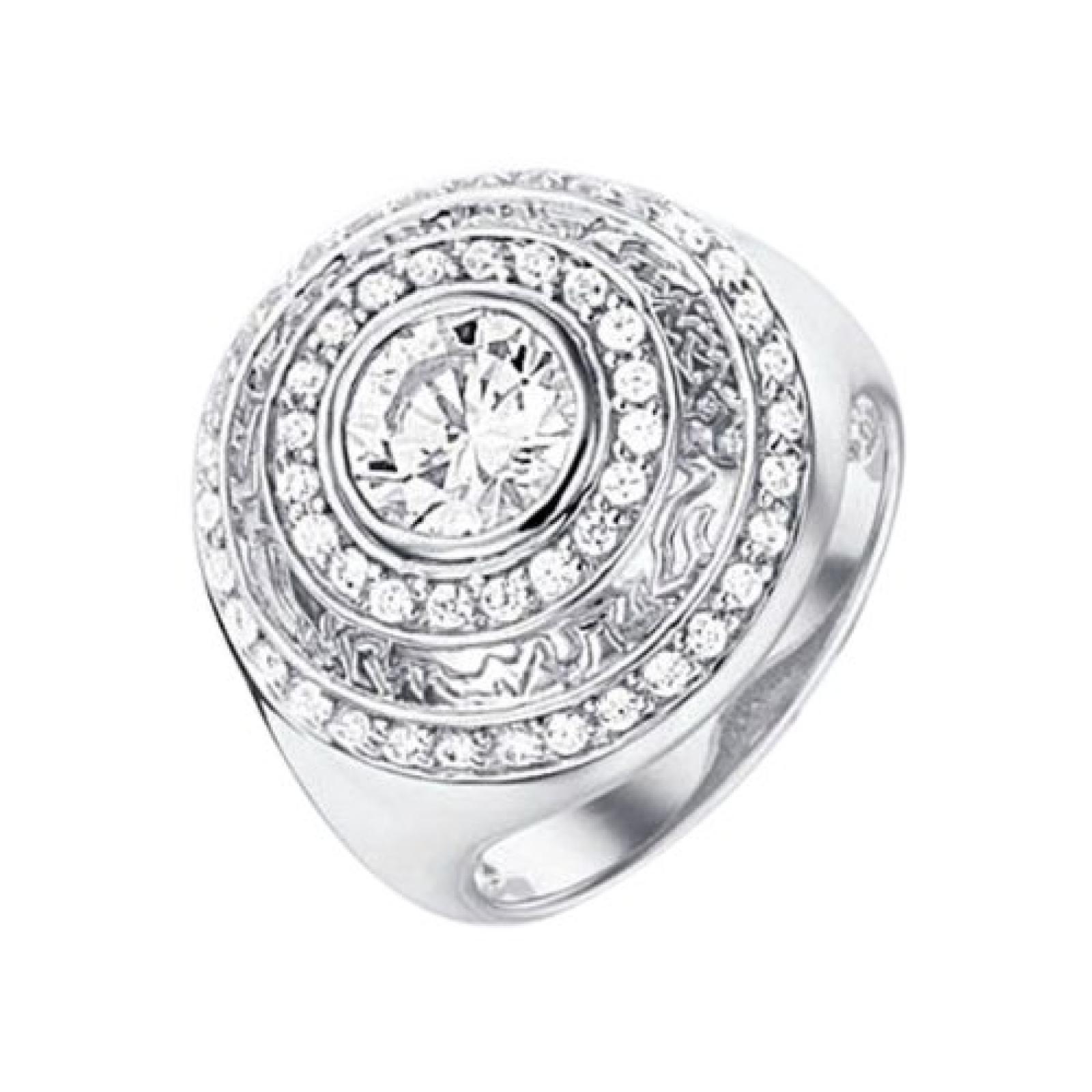 Celesta Damen-Ring 925 Sterling Silber Zirkonia wei&szlig; Gr. 60 (19.1) 360271520L-019 