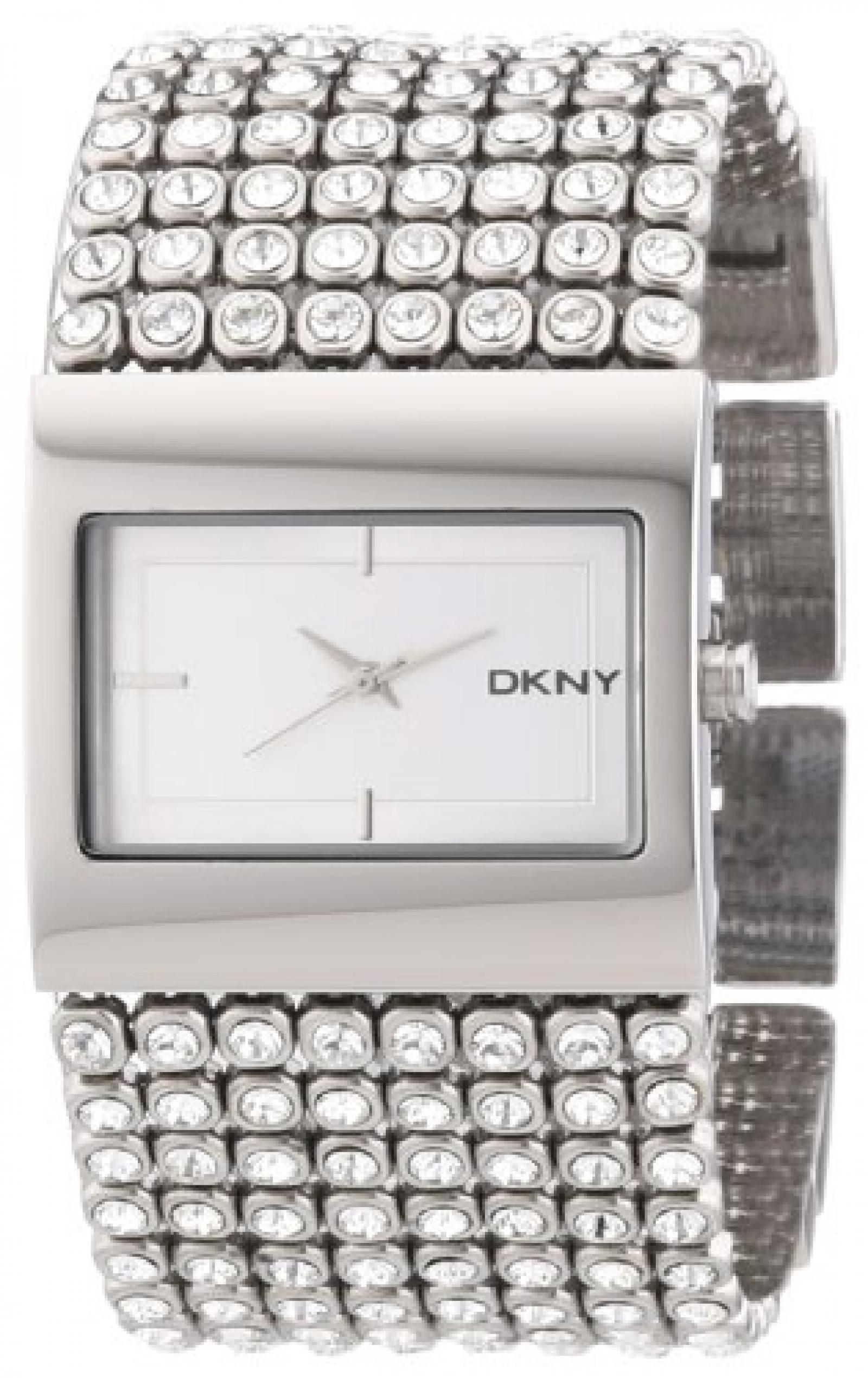 DKNY Damen-Armbanduhr Analog Quarz Edelstahl NY4661 