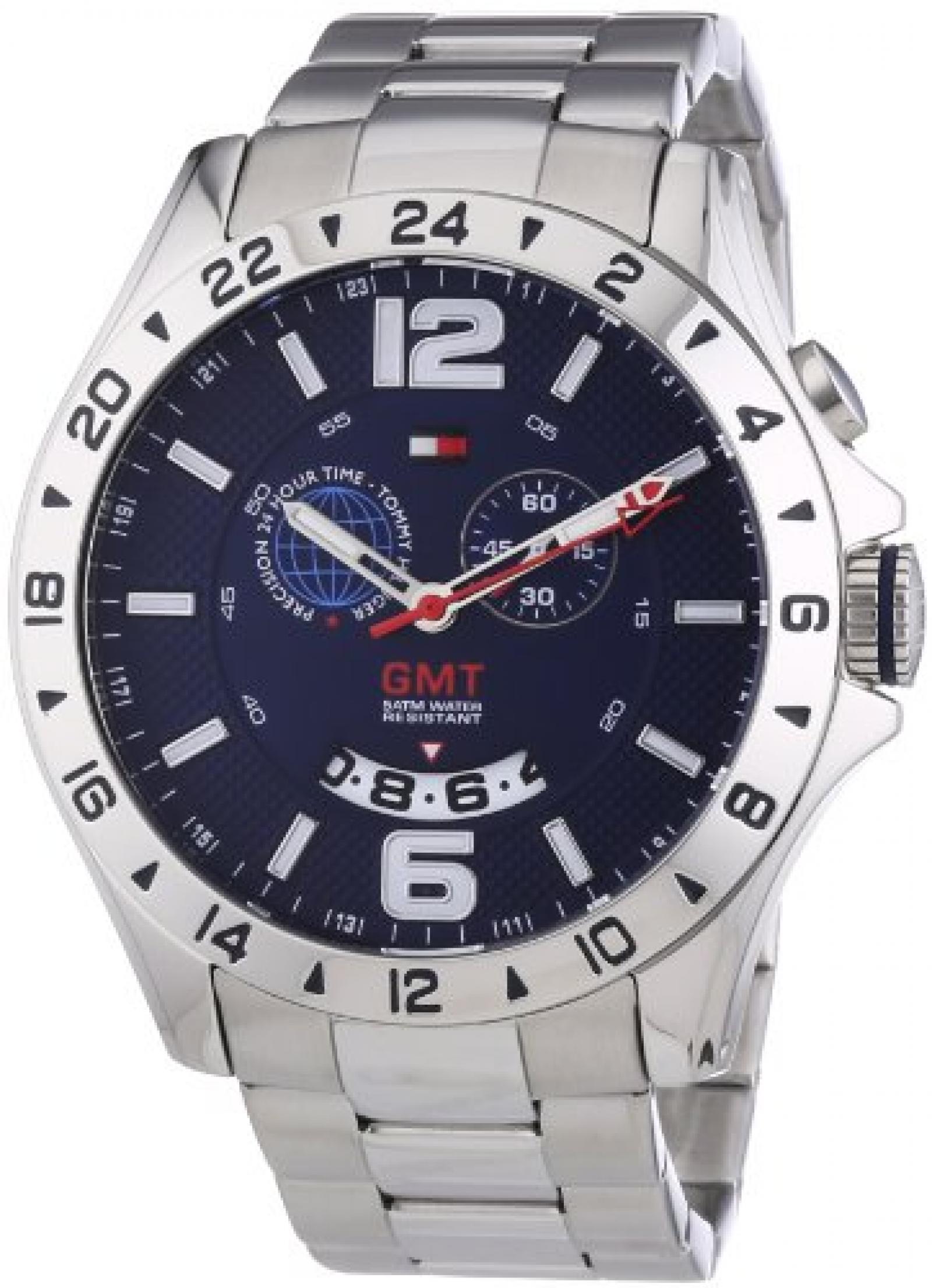 Tommy Hilfiger Herren-Armbanduh XL Baron Cool Sport Analog Quarz 1790975 