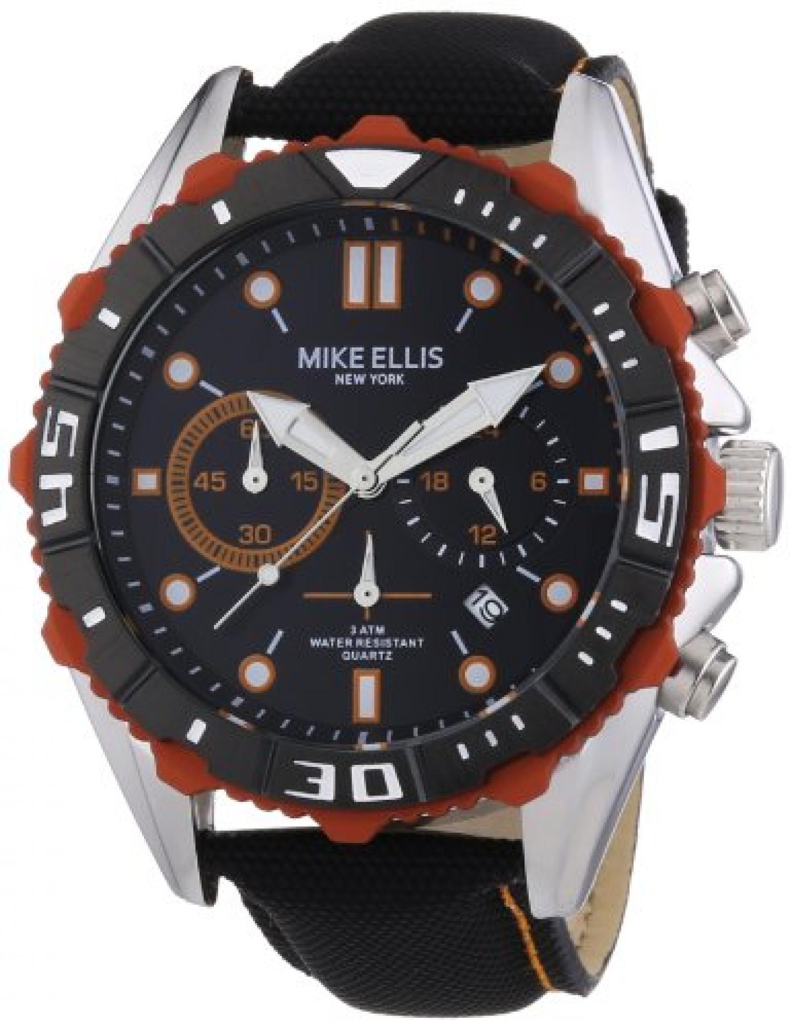 Mike Ellis New York Herren-Armbanduhr XL Chronograph Quarz 17988/2 Mike Ellis New York Herren-Armbanduhr XL Chronograph Quarz 17988/2