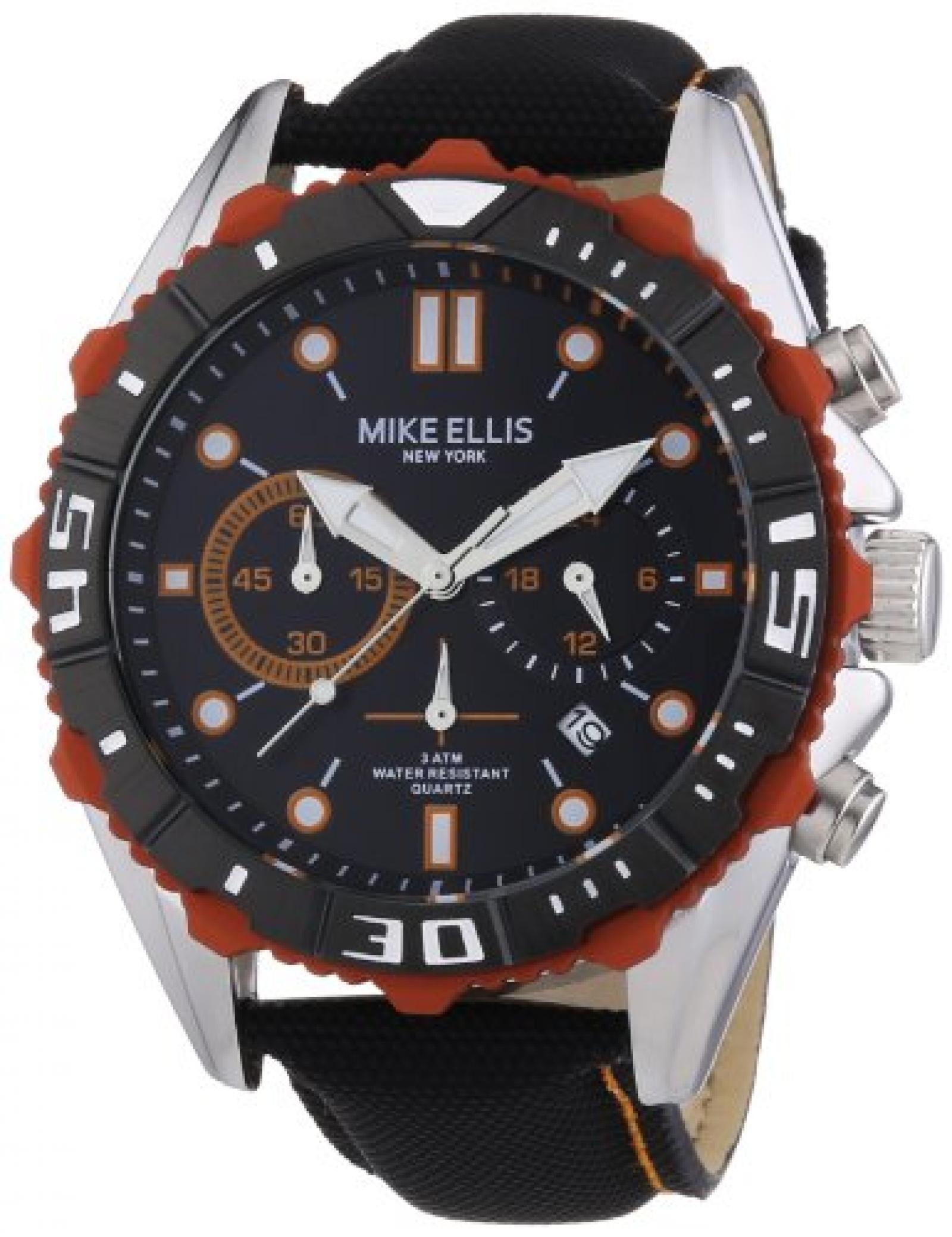 Mike Ellis New York Herren-Armbanduhr XL Chronograph Quarz 17988/2 