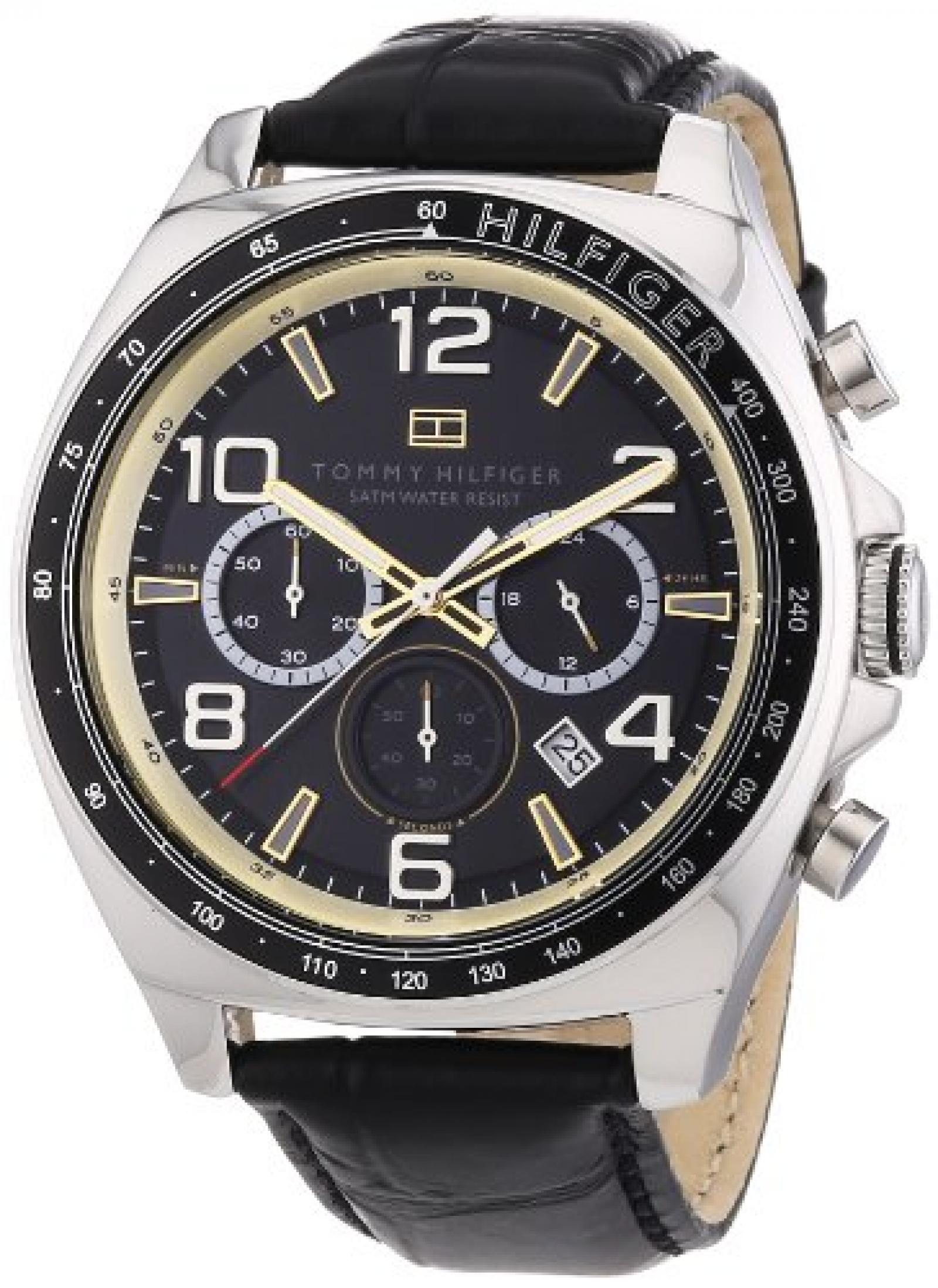 Tommy Hilfiger Herren-Armbanduhr City Classic XL Analog Quarz Leder 1790936 Tommy Hilfiger Herren-Armbanduhr City Classic XL Analog Quarz Leder 1790936