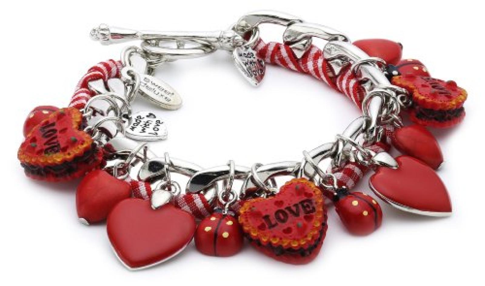 Sweet Deluxe Damen-Armband Wiesn Zenzi silber/rot/wei&szlig; 02073_Zenzi 