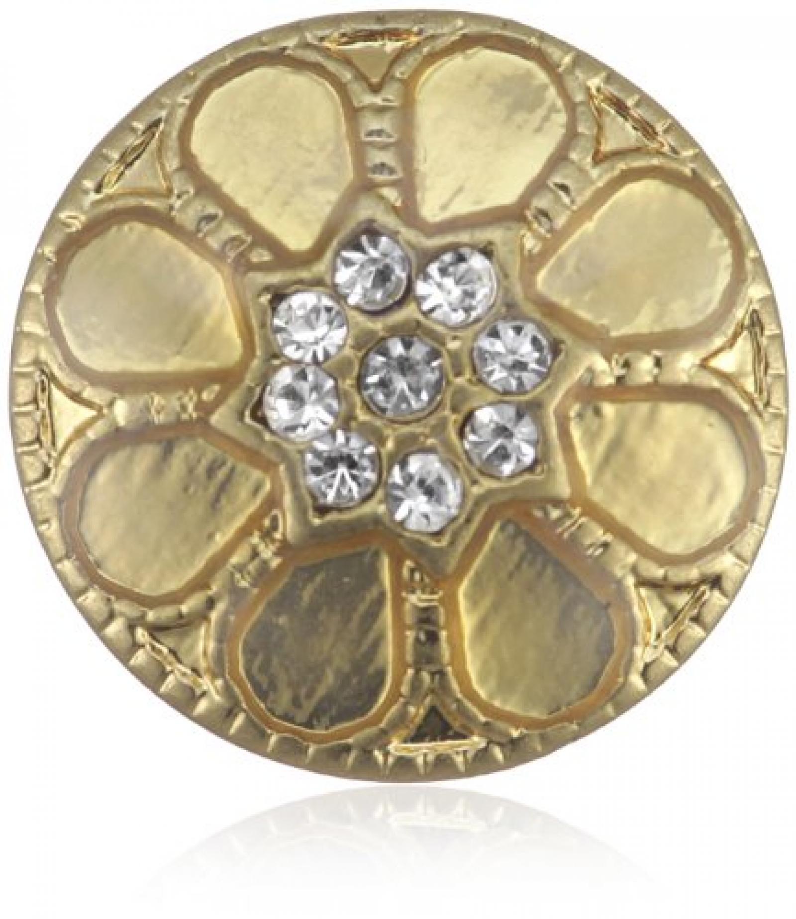 Pilgrim Damen-Anh&auml;nger aus der Serie Charming Vergoldet Weiss 42122-2007 