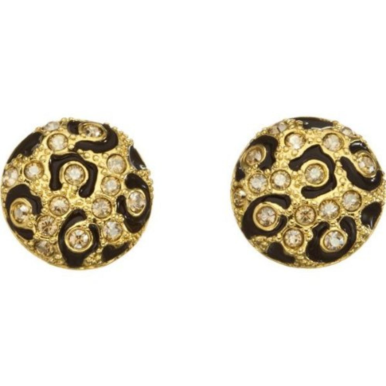 Guess Damen-Ohrstecker Metall Kristall One Size, goldfarben Guess Damen-Ohrstecker Metall Kristall One Size, goldfarben