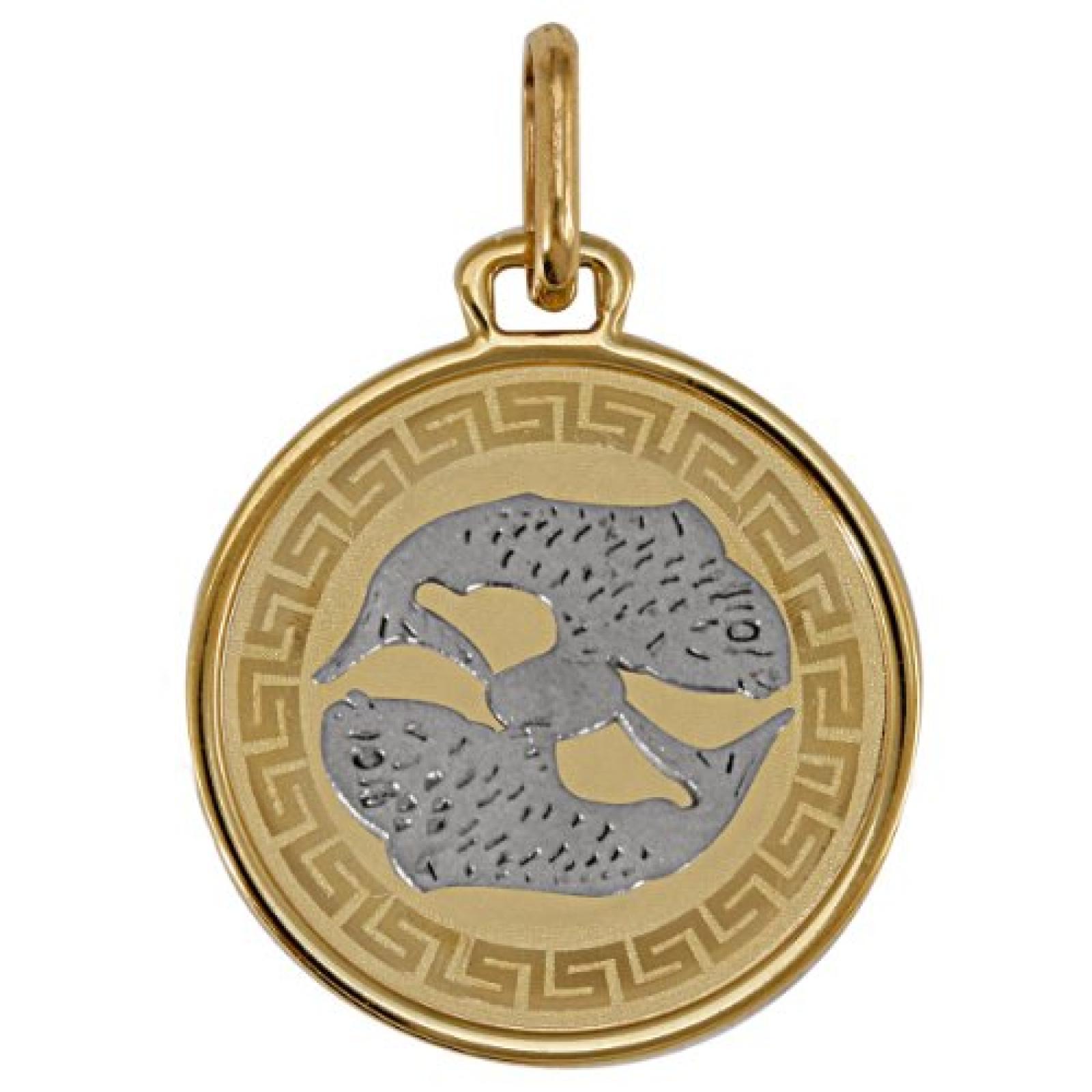 Bella Donna Unisex-Anh&auml;nger Sternzeichen 333 Bicolor   5380ANH3 