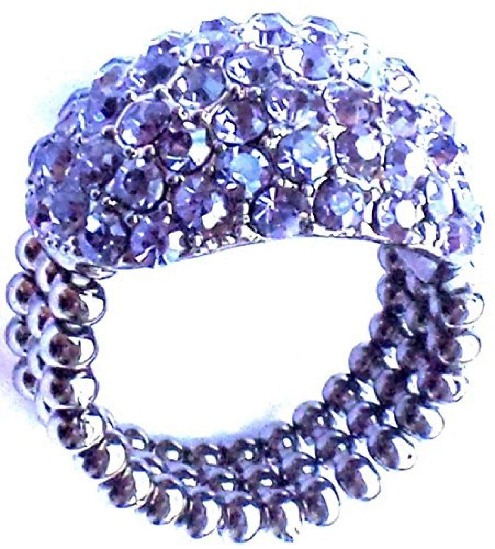 Sweet Deluxe Stretchring Victoria - Farbe: tanzanite 