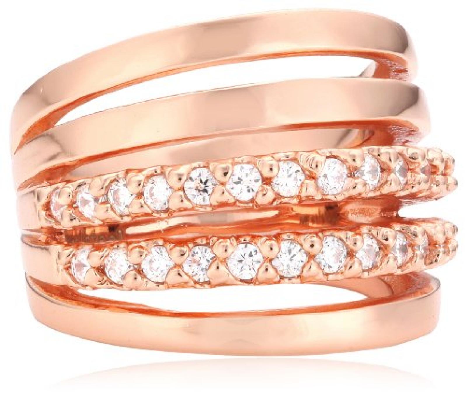 Mike Ellis New York Damen-Ring Edelstahl Zirkonia weiß Gr.52 (16.6) D1519C/6 Mike Ellis New York Damen-Ring Edelstahl Zirkonia weiß Gr.52 (16.6) D1519C/6