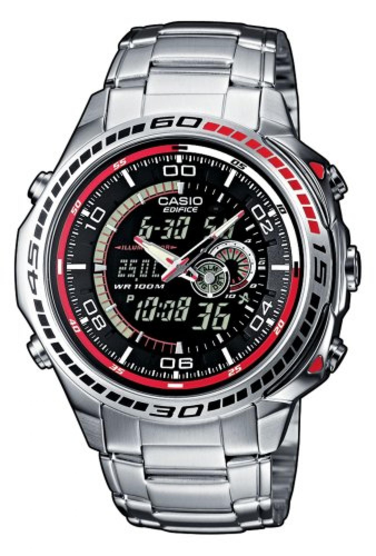 Casio Edifice Herren-Armbanduhr Analog / Digital Quarz EFA-121D-1AVEF 