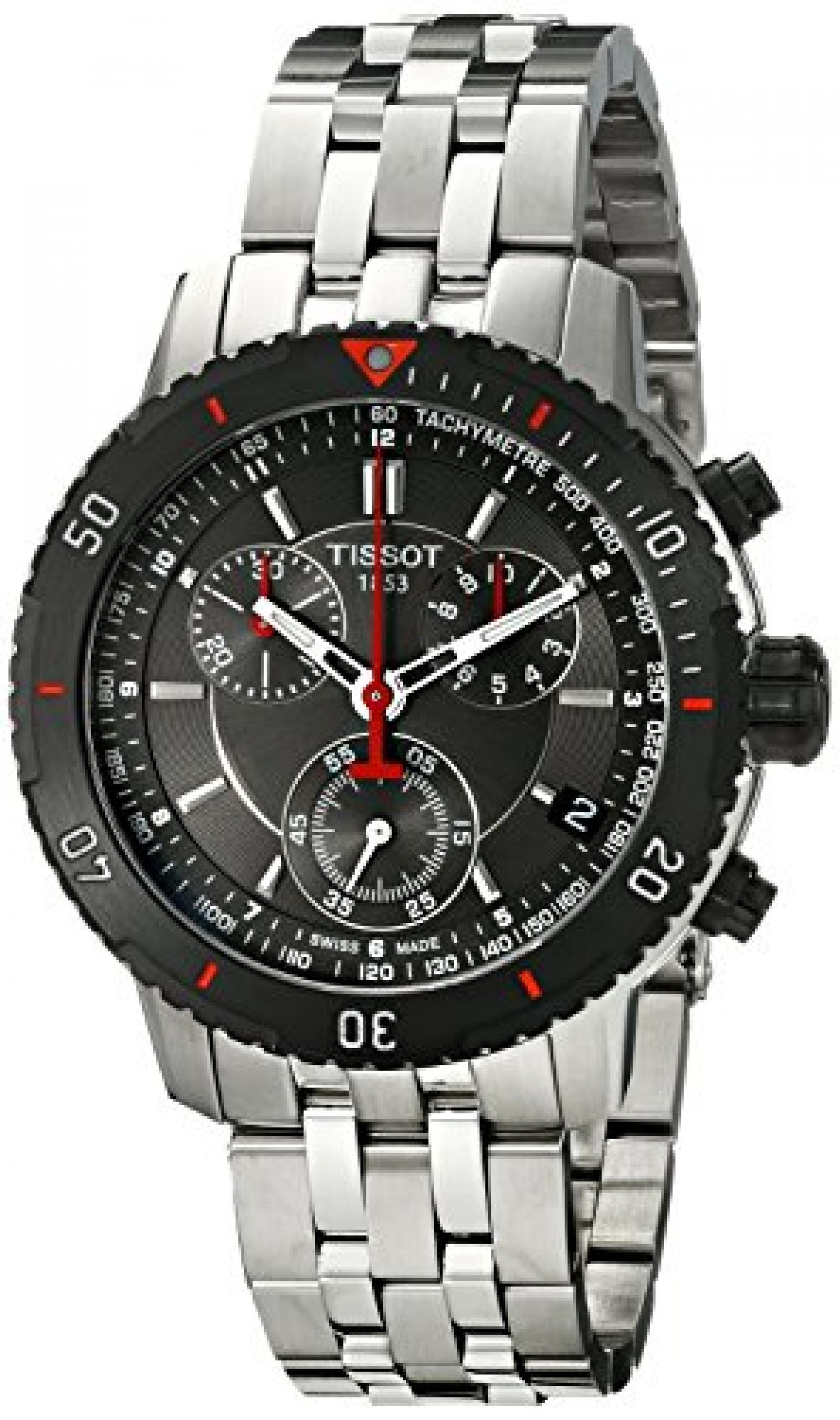 TISSOT PRS 200 MENS STAINLESS STEEL CASE CHRONOGRAPH DATE UHR T0674172105100 TISSOT PRS 200 MENS STAINLESS STEEL CASE CHRONOGRAPH DATE UHR T0674172105100
