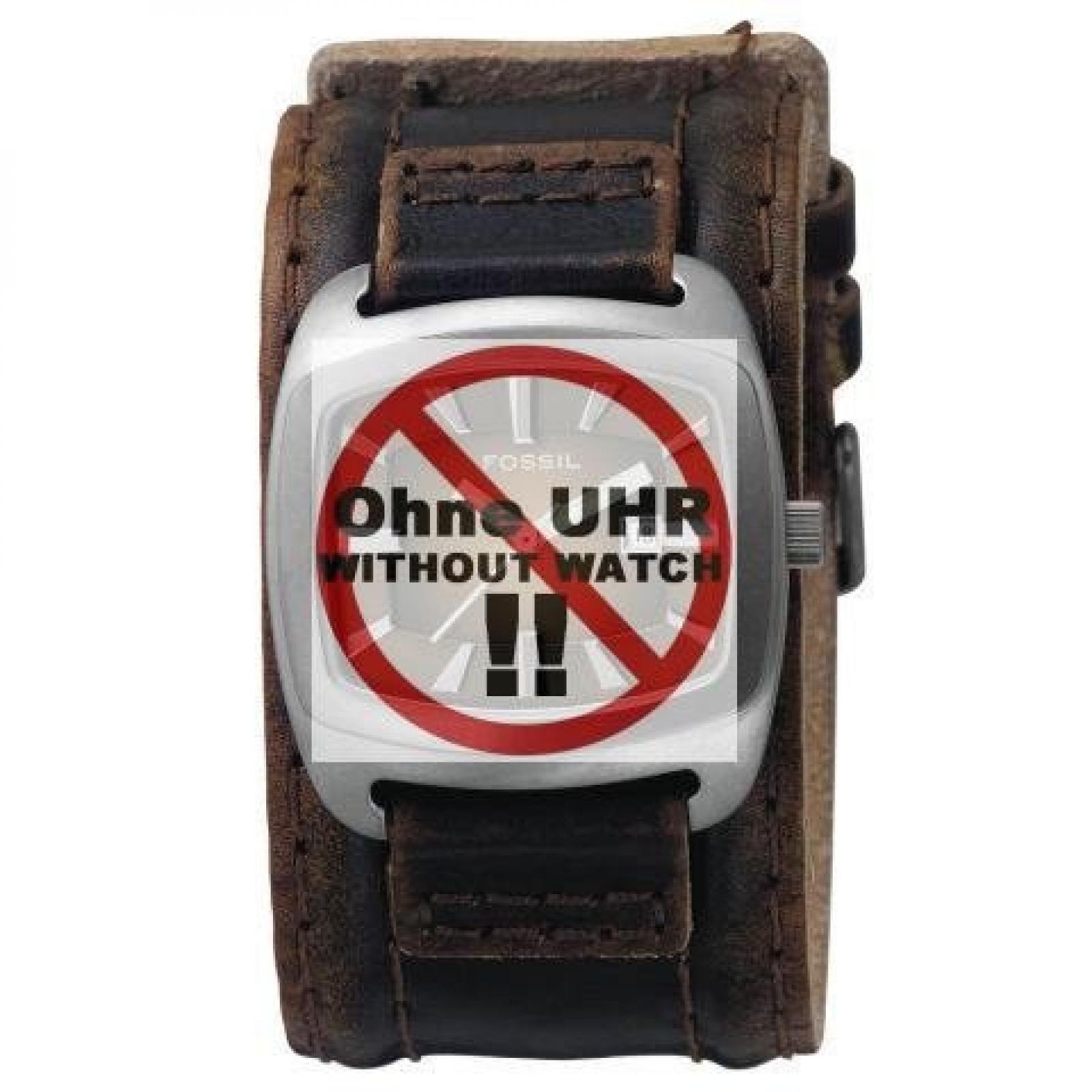 Fossil Uhrband Ersatzband Uhrenarmband Wechselarmband LB-JR9156 Original Lederband f&uuml;r JR 9156 