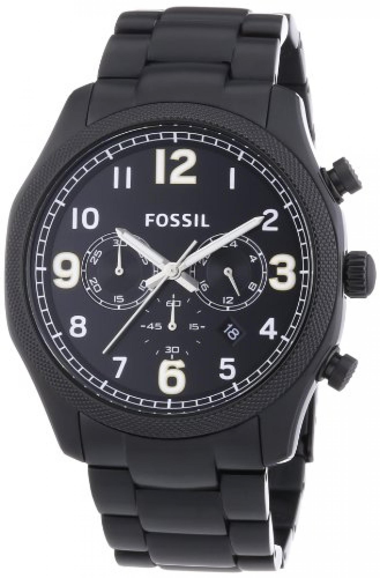 Fossil Herren-Armbanduhr XL Foreman Chronograph Quarz Edelstahl beschichtet FS4864 Fossil Herren-Armbanduhr XL Foreman Chronograph Quarz Edelstahl beschichtet FS4864