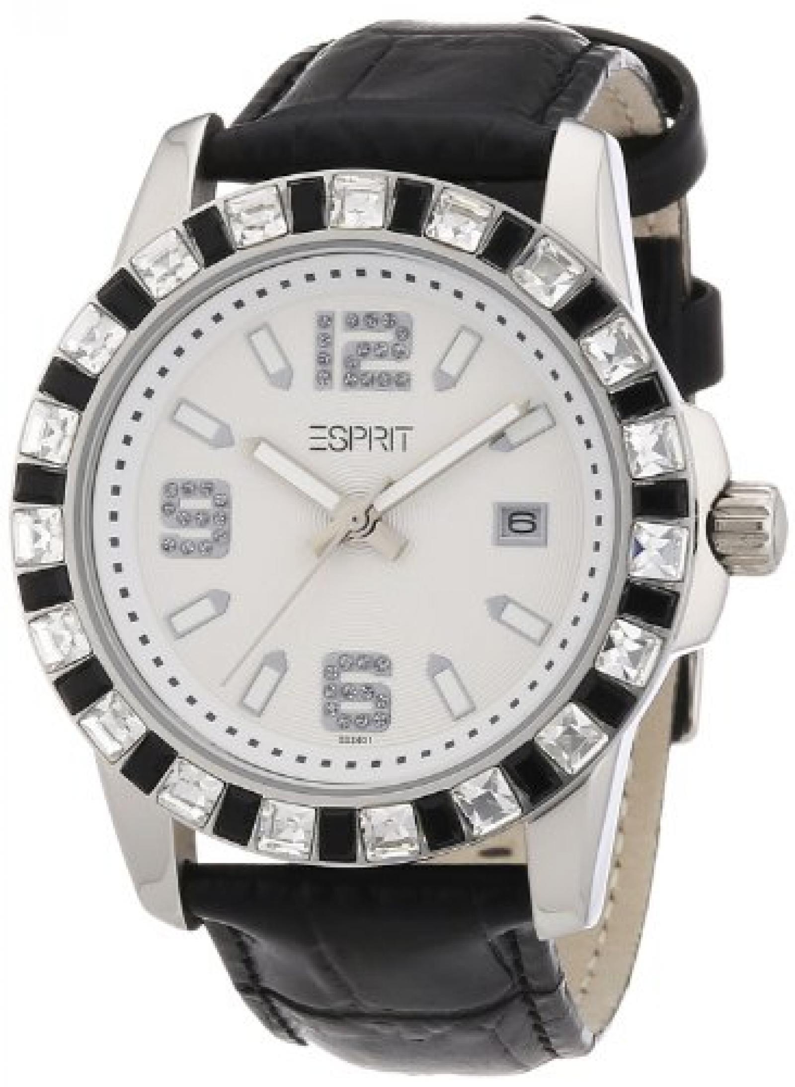 Esprit Damen-Armbanduhr Analog Quarz Leder A.ES103342006 Esprit Damen-Armbanduhr Analog Quarz Leder A.ES103342006