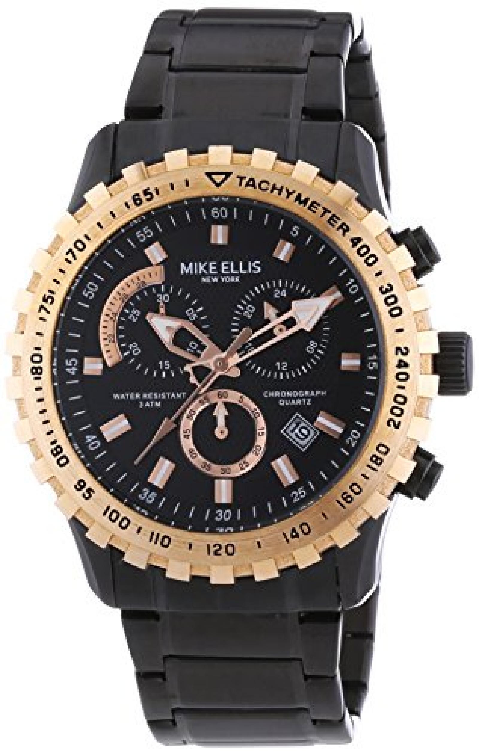 Mike Ellis New York Herren-Armbanduhr XL Chronograph Quarz 17987 