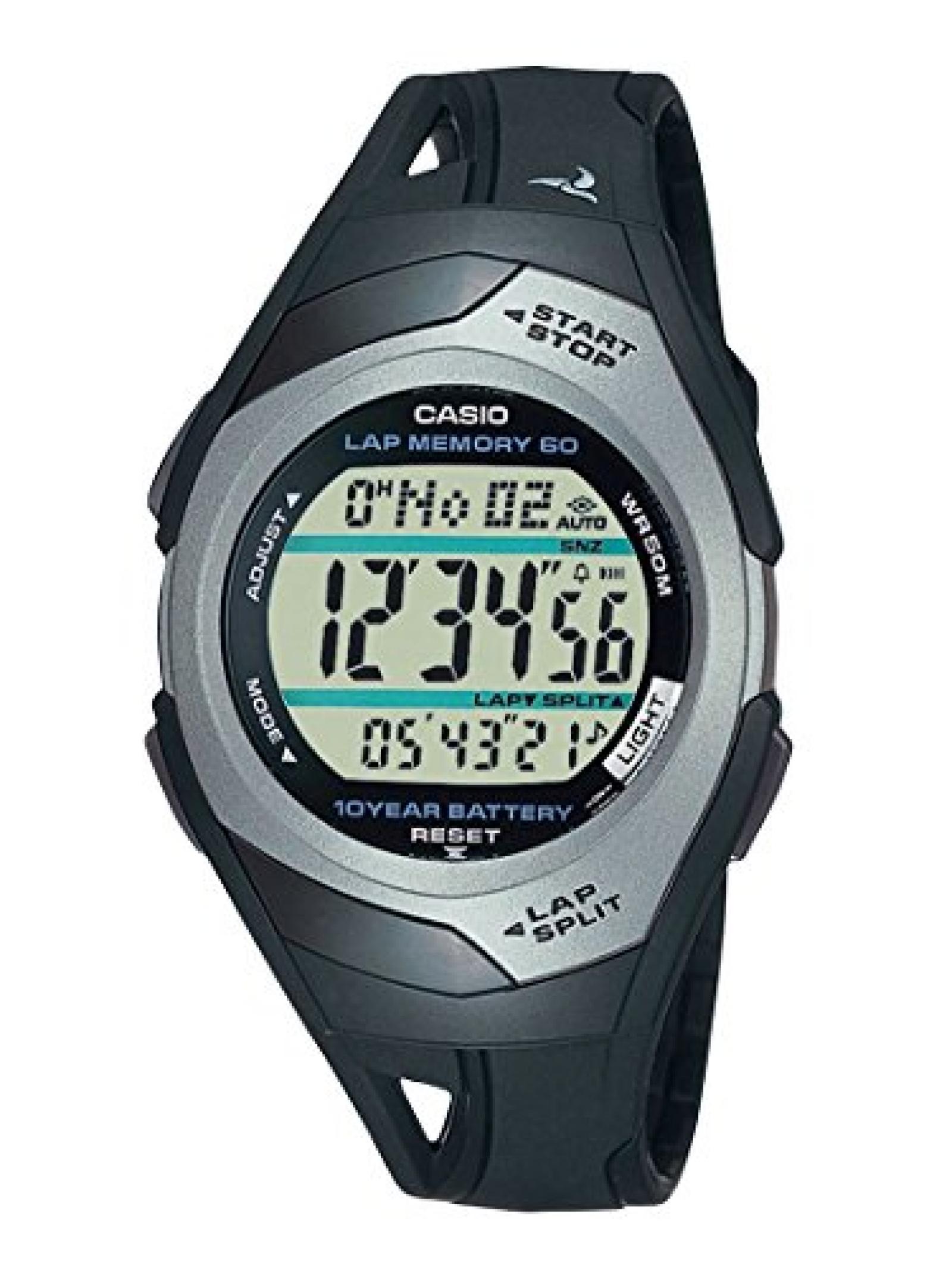 Casio Herren Phys Sports Running Watch, Schwarz 