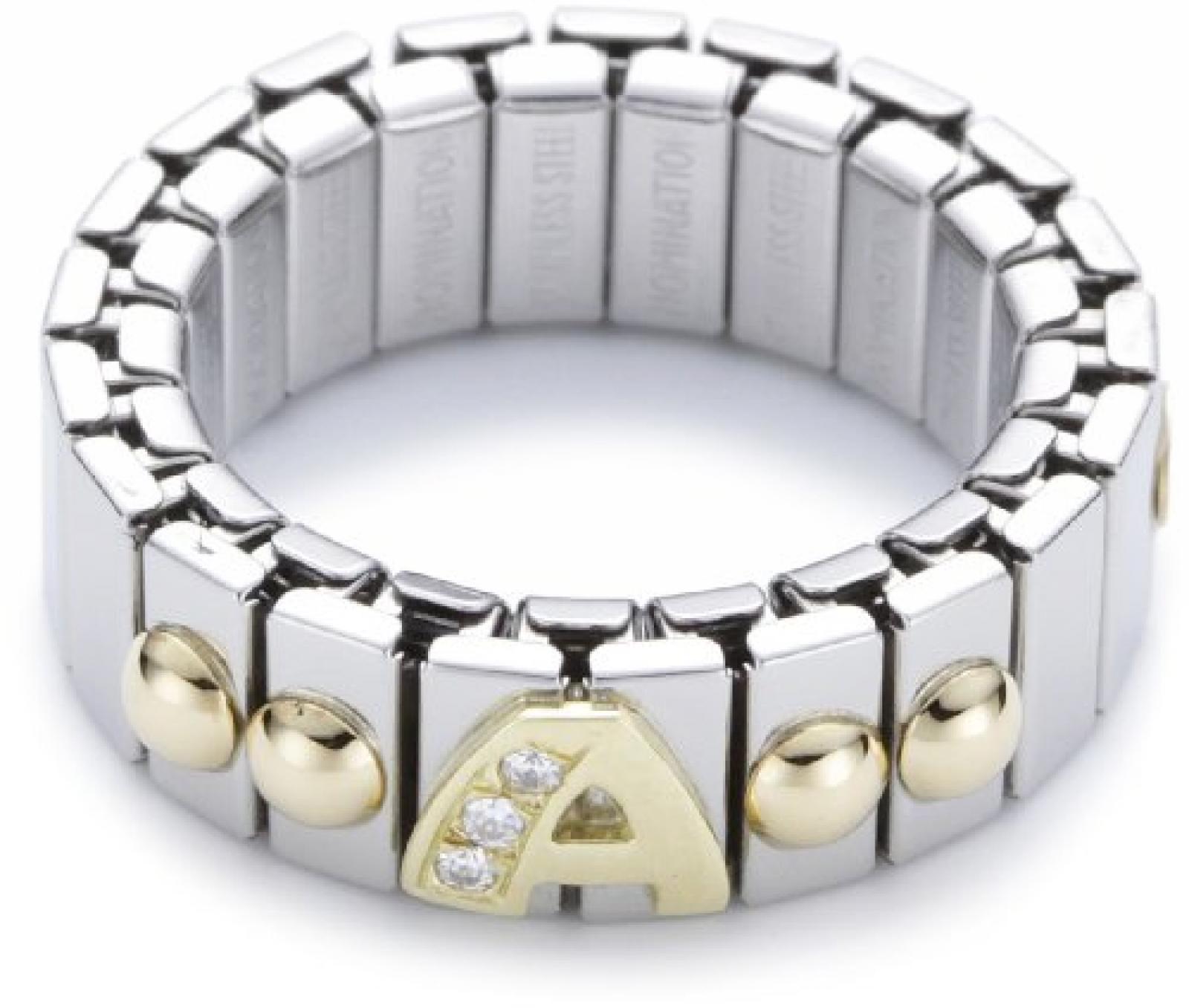 Nomination Damen-Ring Klein Mit Buchstaben A Ring gr&ouml;&szlig;e variabel 040224/001 