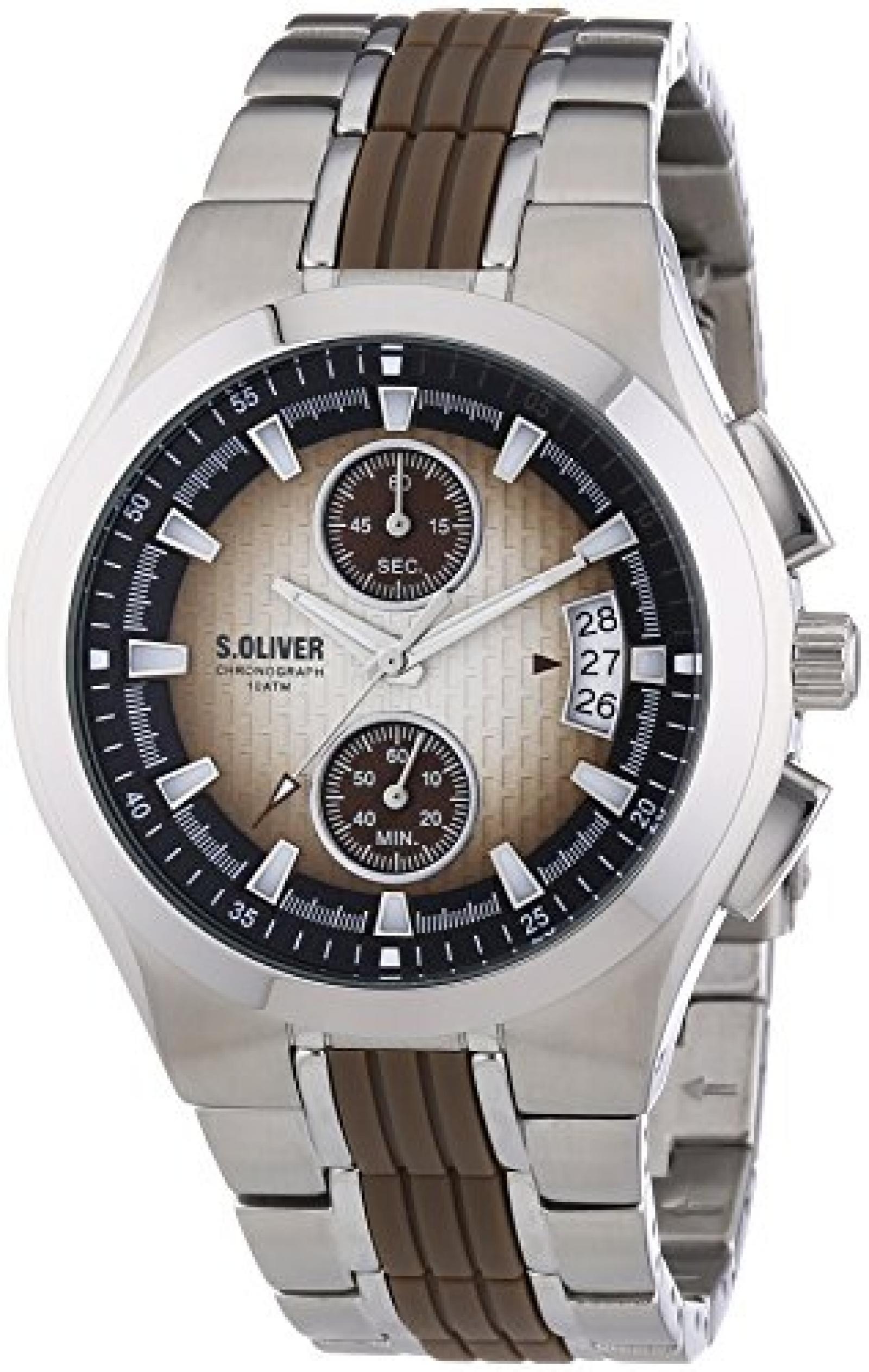 s.Oliver Herren-Armbanduhr Quarz Chronograph SO-2215-MC s.Oliver Herren-Armbanduhr Quarz Chronograph SO-2215-MC