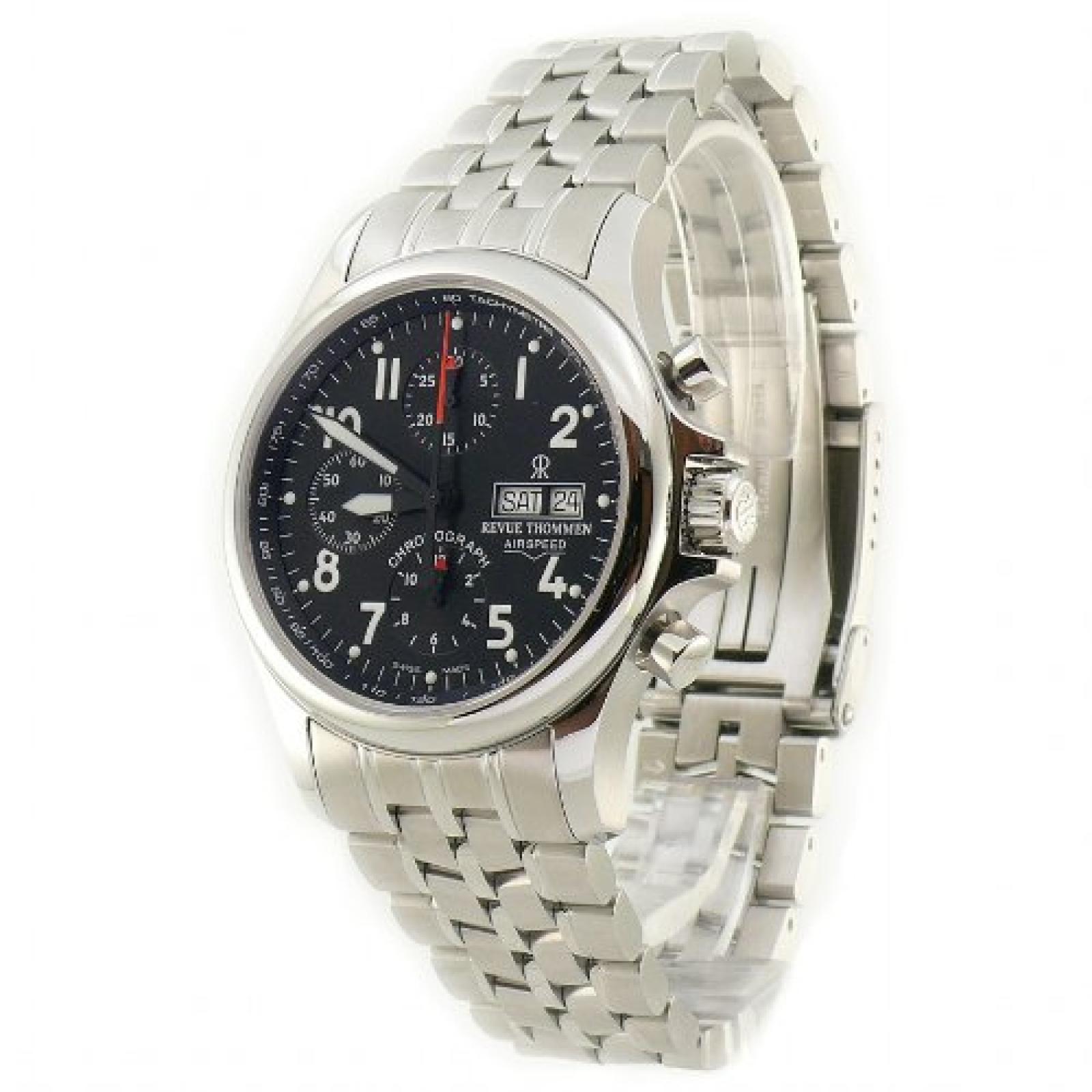 Revue Thommen Herrenarmbanduhr Airspeed Heritage Chronograph 17081.6137 