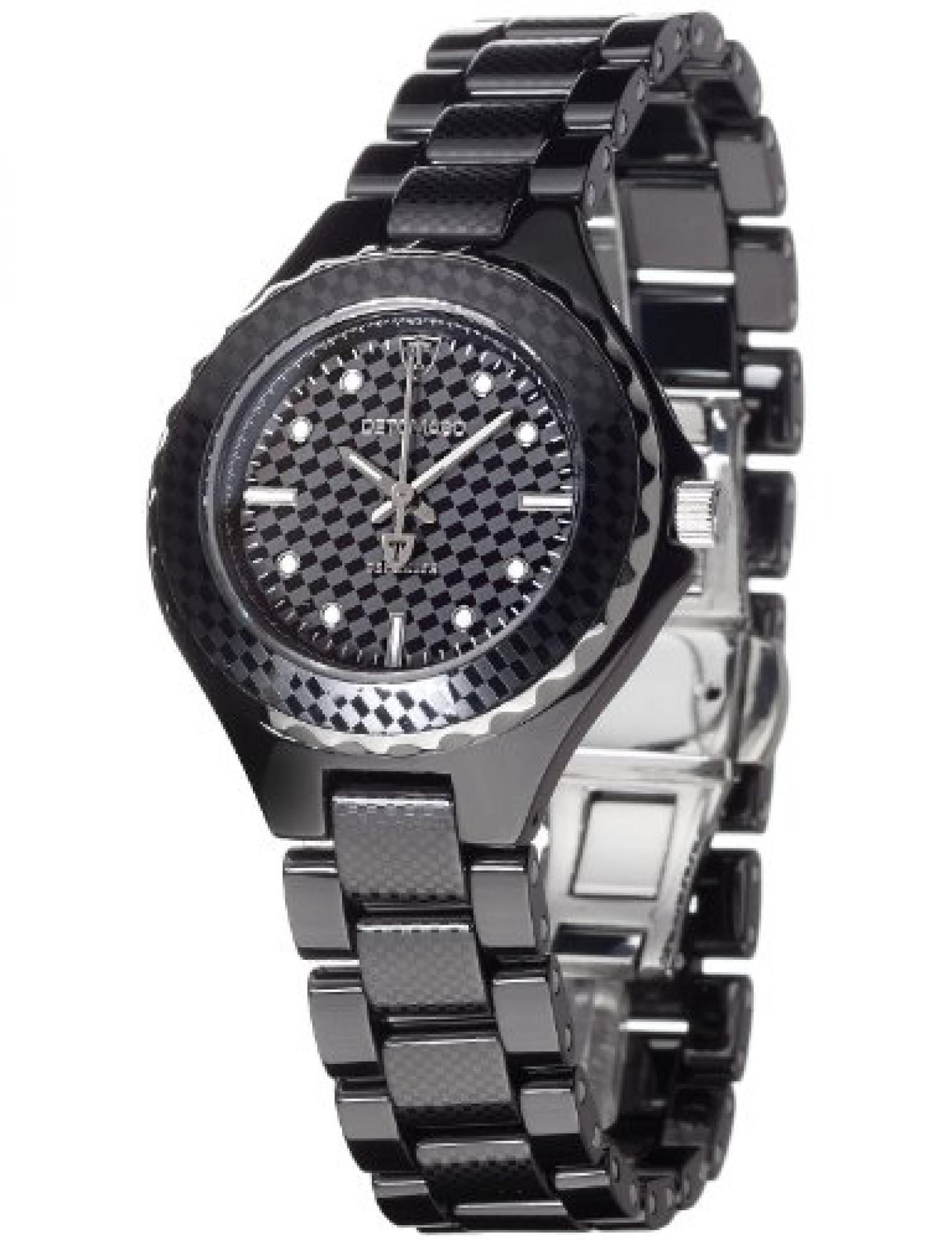 Detomaso Damen-Armbanduhr XS FEDERICA Black Ladies Analog Quarz Keramik DT3010-A Detomaso Damen-Armbanduhr XS FEDERICA Black Ladies Analog Quarz Keramik DT3010-A