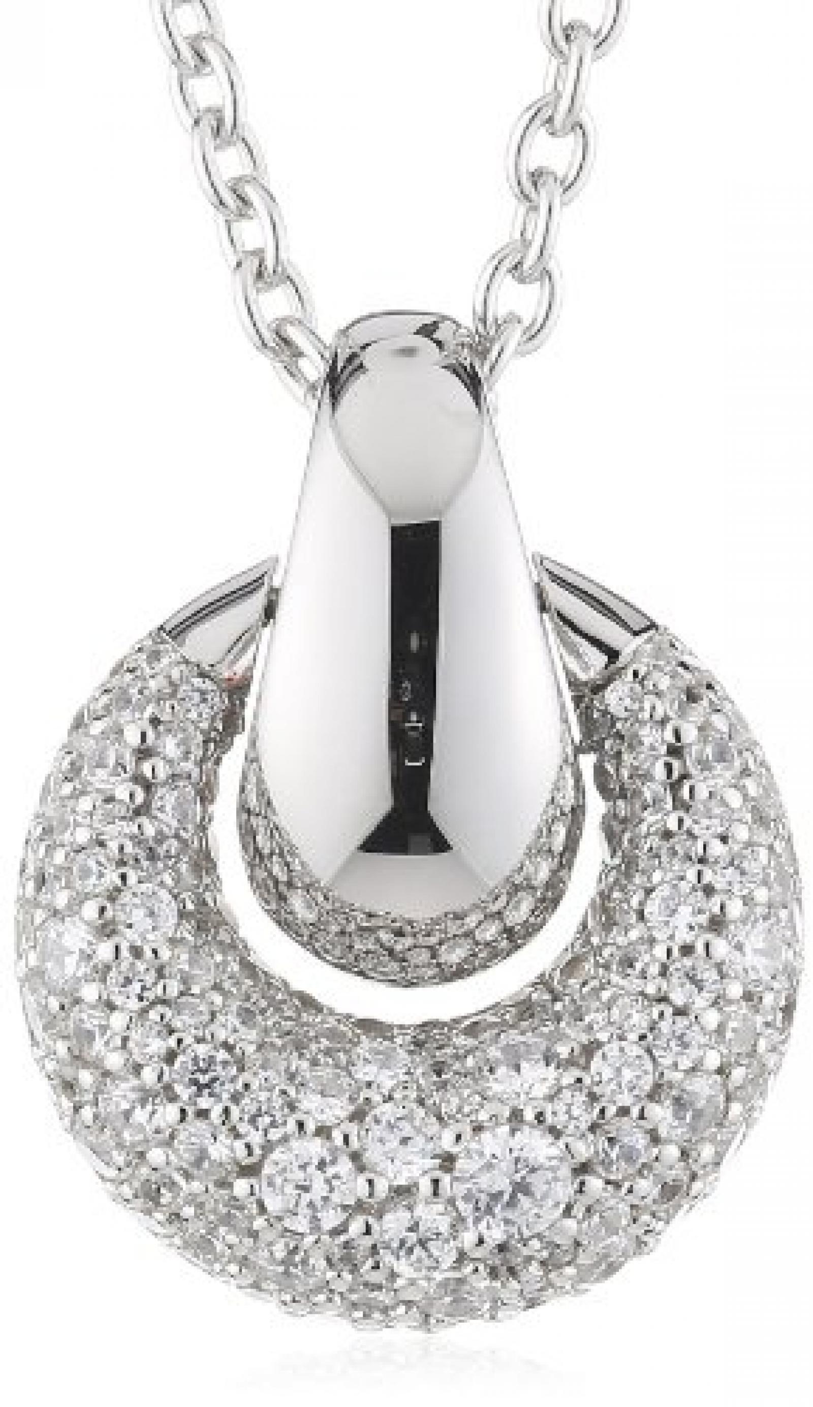Joop Damen-Halskette mit AnhÃ¤nger Zirkonia weiss 925 Sterling Silber JPNL90621A420 