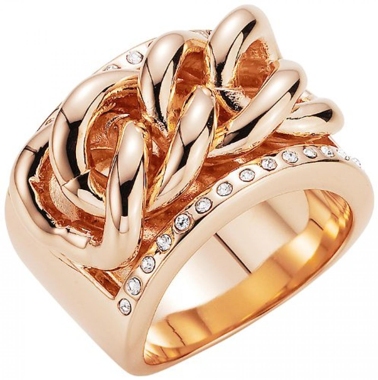 frida nyberg Damen-Ring Vergoldet wei&szlig; 1910044125 